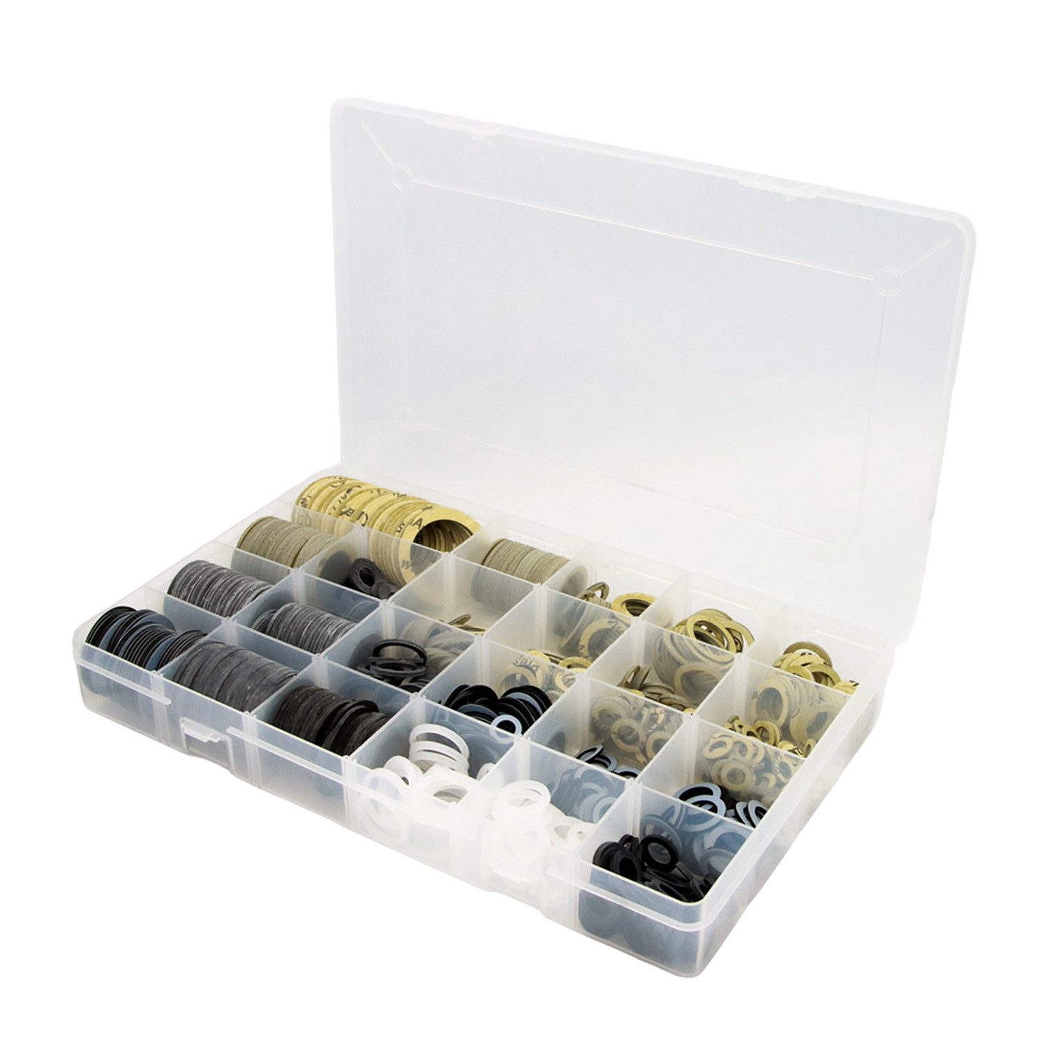 Haas Otto Dichtungsring Profi-Universal-Dichtungskoffer für Sanitär, Gas, Solar und Heizung