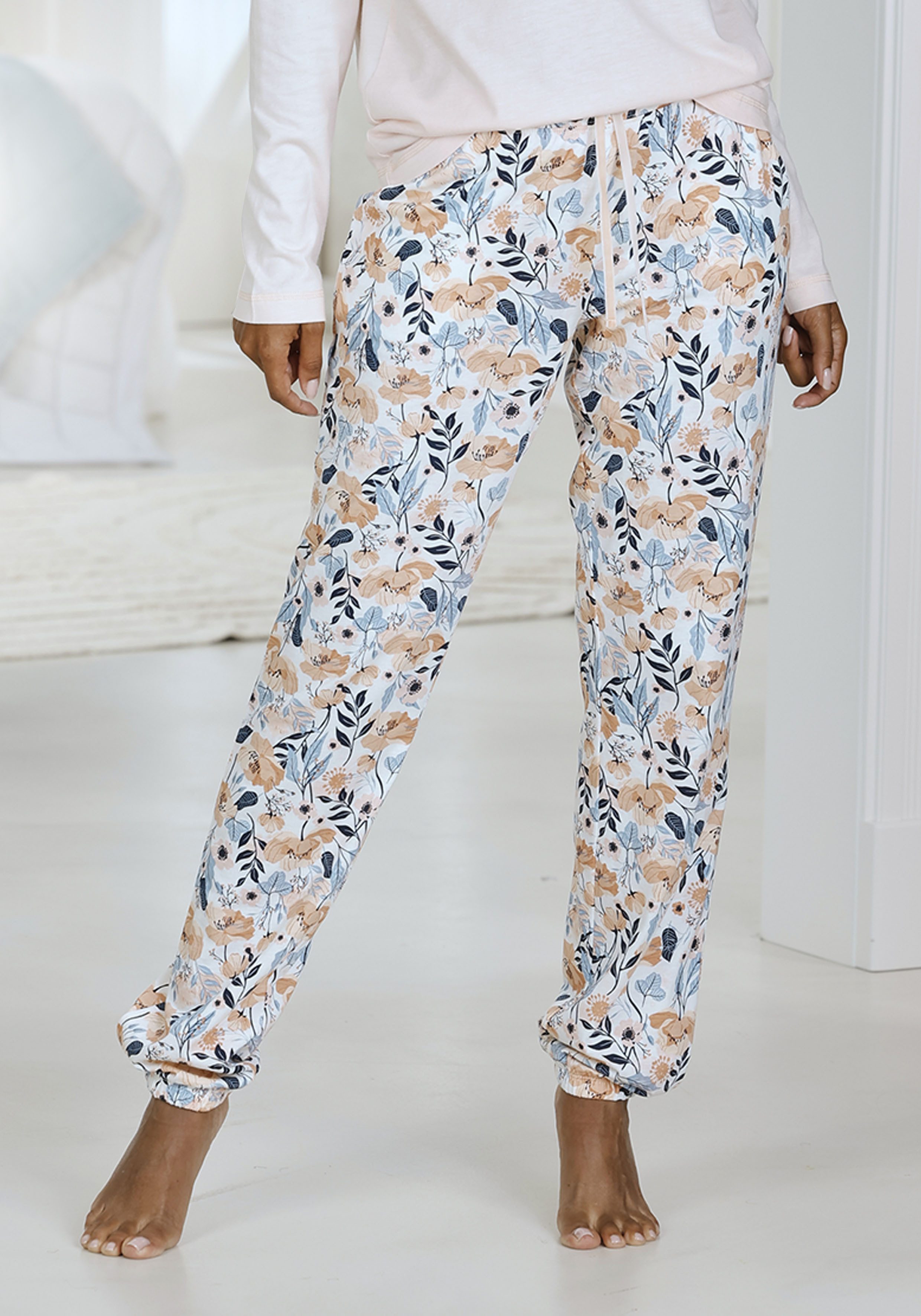 Vivance Dreams Pyjamahose (1-teilig) mit Allover-Muster