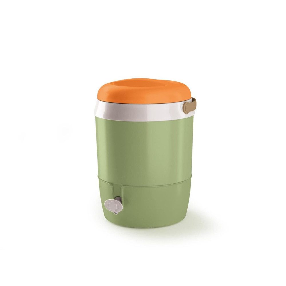 Adriatic Hängedekoration Thermo-/Kühlflasche - grün/orange - ca. 6 Liter