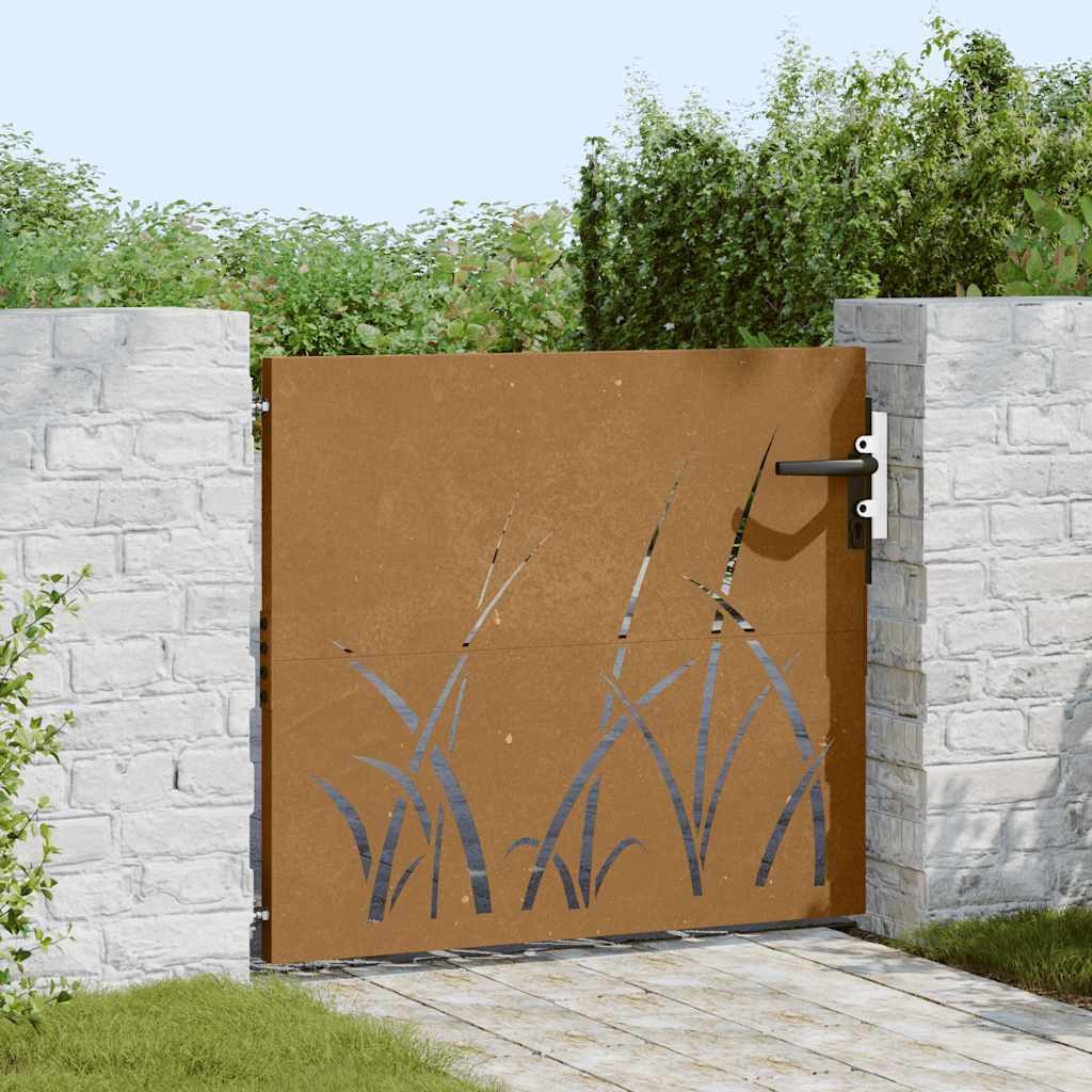 vidaXL Gartentor Gartentor 85x100 cm Cortenstahl günstig online kaufen