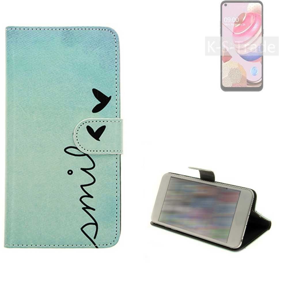 K-S-Trade Handyhülle für LG Electronics K51S, Schutz Hülle Handy Hülle Hülle Handyhülle cover bookstyle Etui