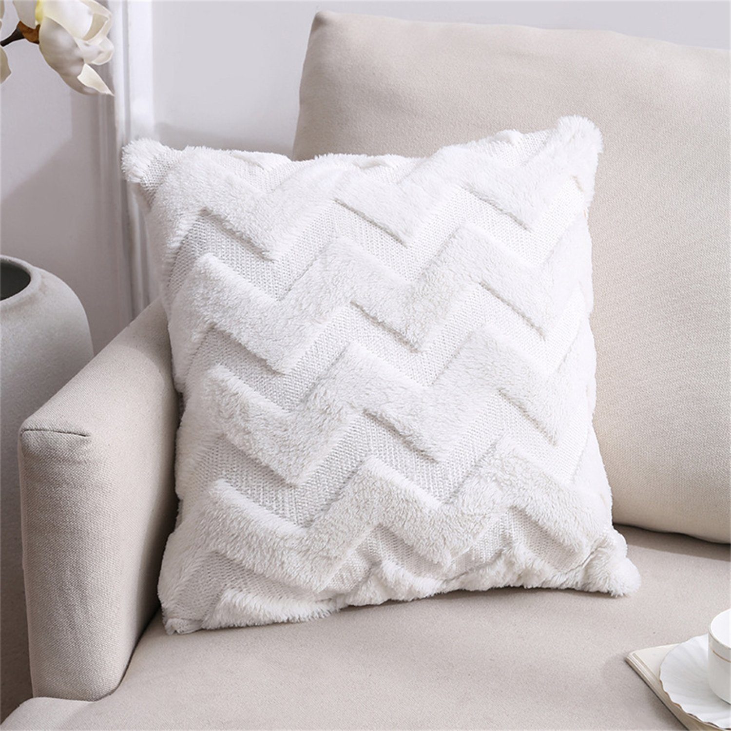 Kissenbezug 40x40 Satin Luxus Kissenbezüge Aus Samtband-Kunstseide