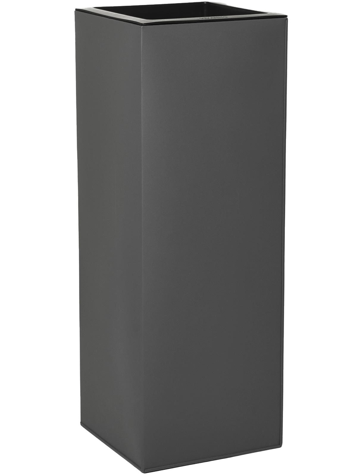 VIVANNO Pflanzkübel Zink BLOCK Säule - Anthrazit Matt (1 St), 29x29x80 cm