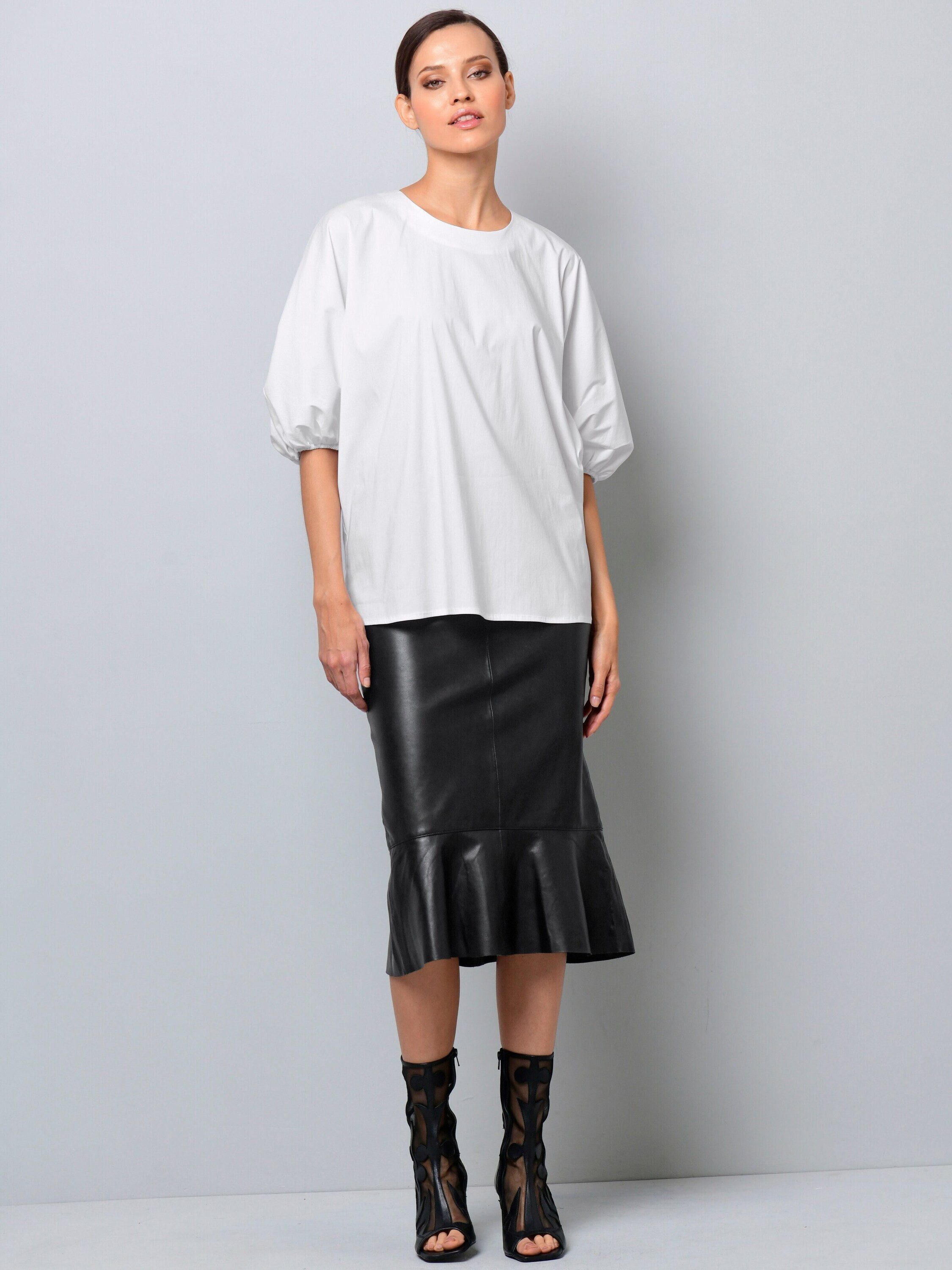 Alba Moda Schlupfbluse Oversizedbluse mit Fledermausärmel