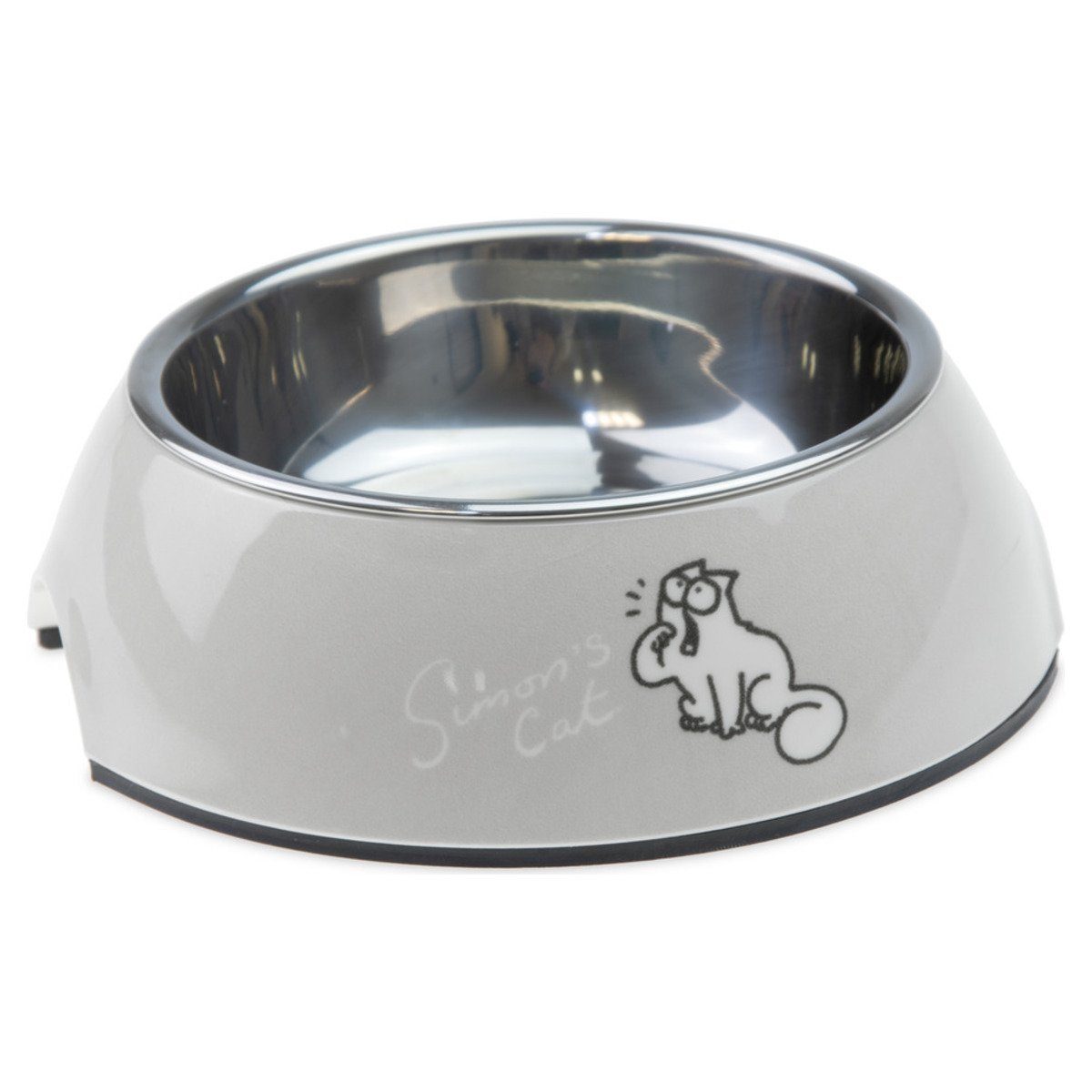 Karlie Futternapf Simon's Cat Katzennapf hellgrau