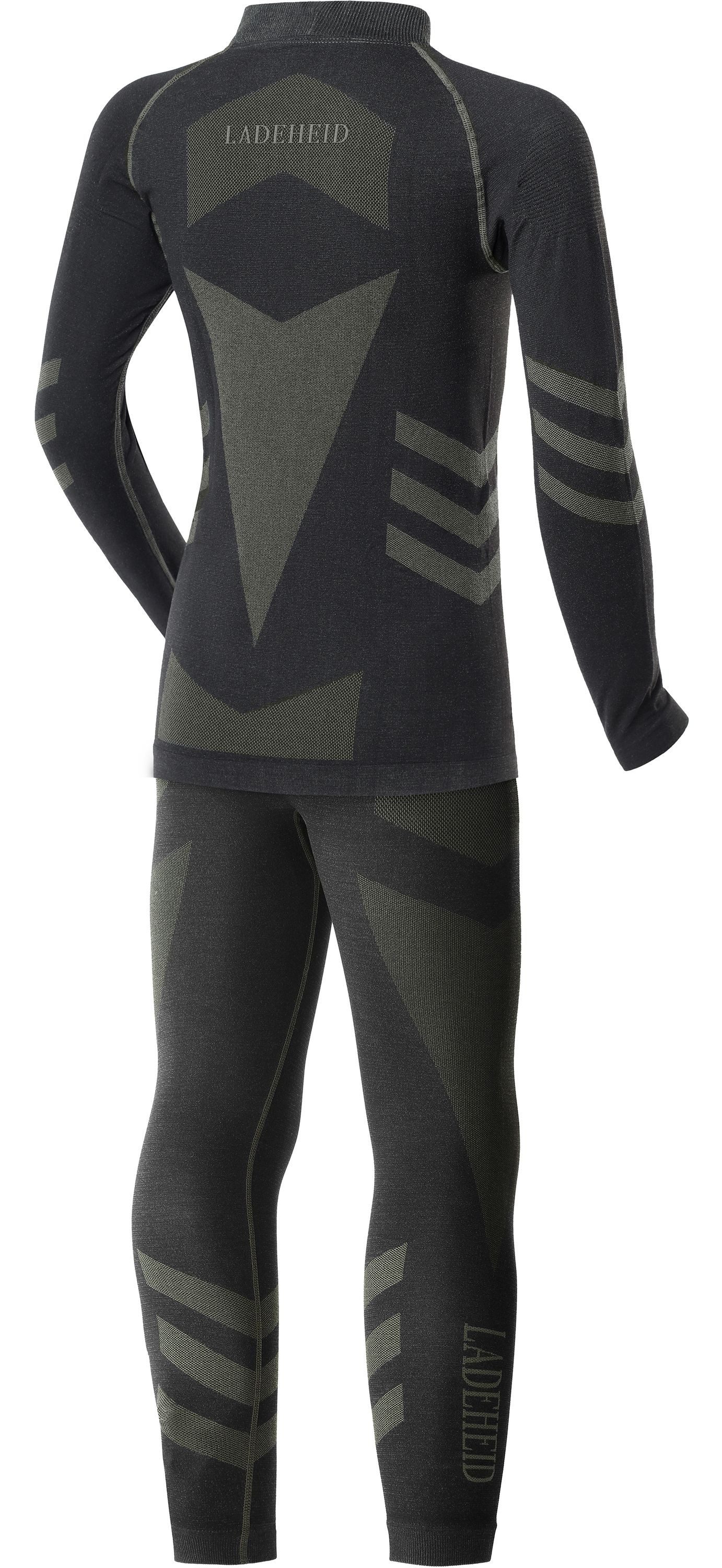 Ladeheid Funktionsunterhemd Kinder Funktionsunterwäsche Set Shirt Unterhose Thermoaktiv LAGI009 (Set, mit Funktionsunterhose) – Bild 2 von 2