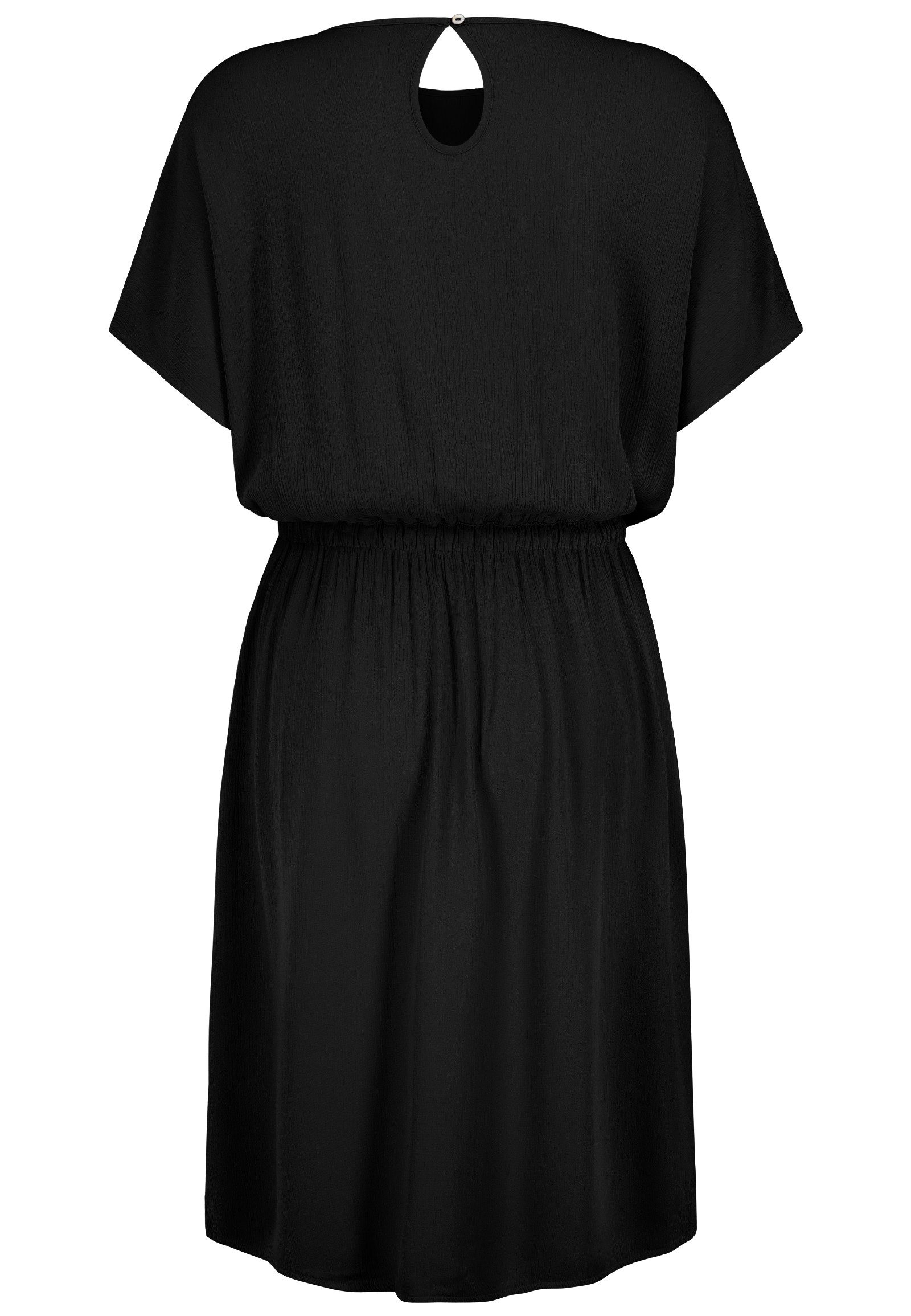 Eight2Nine Sommerkleid Damen Luftiges Sommerkleid aus Viskose mit Bindegürtel Sommerkleid
