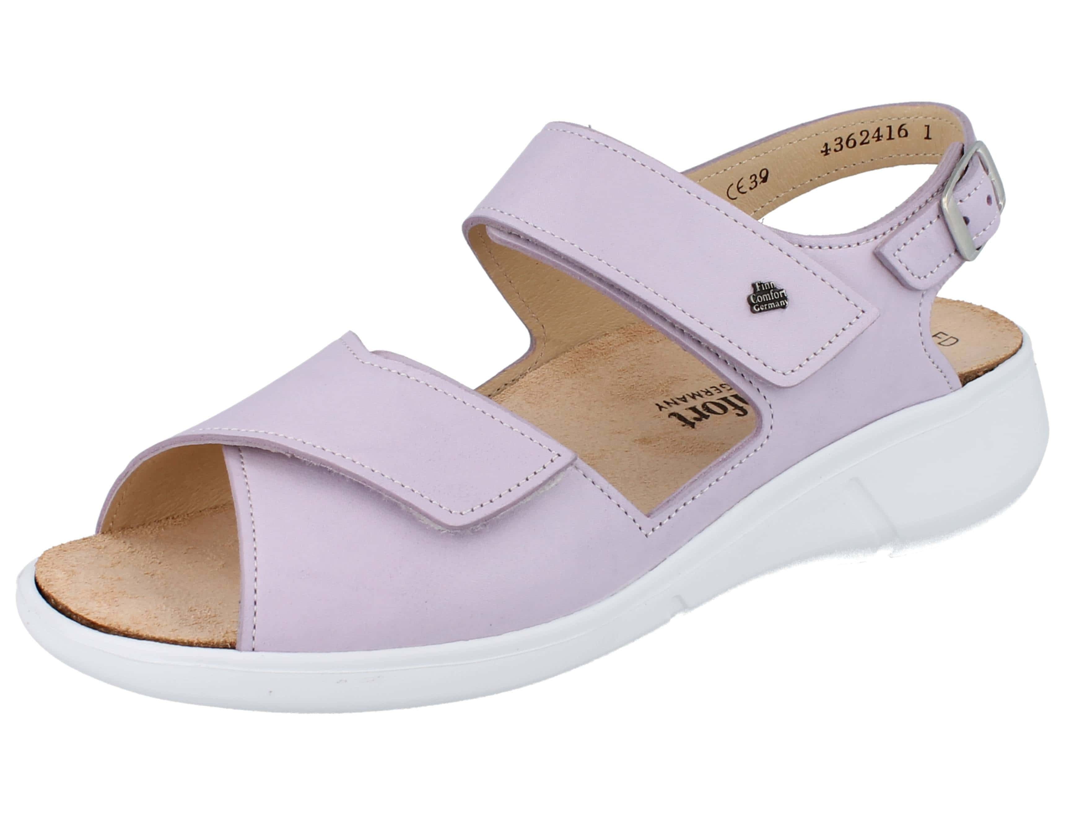 FINN COMFORT Anaco Damen Sandale rose Glattleder - Größe: 38 Sandale