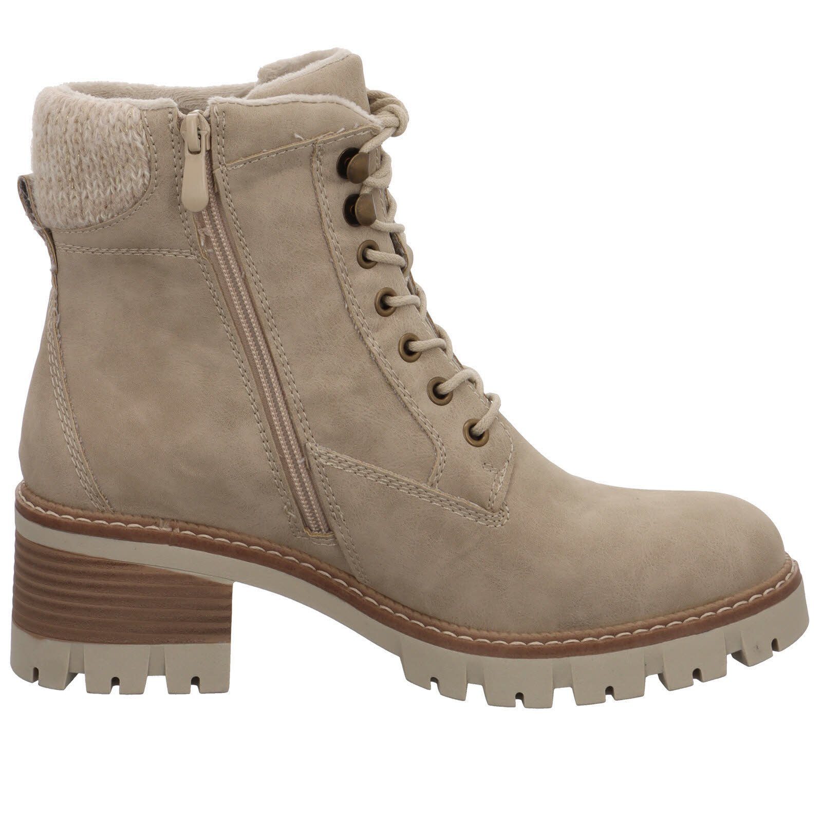 Alyssa TW23W-23039-01-BE Schnürstiefelette – Bild 5 von 5