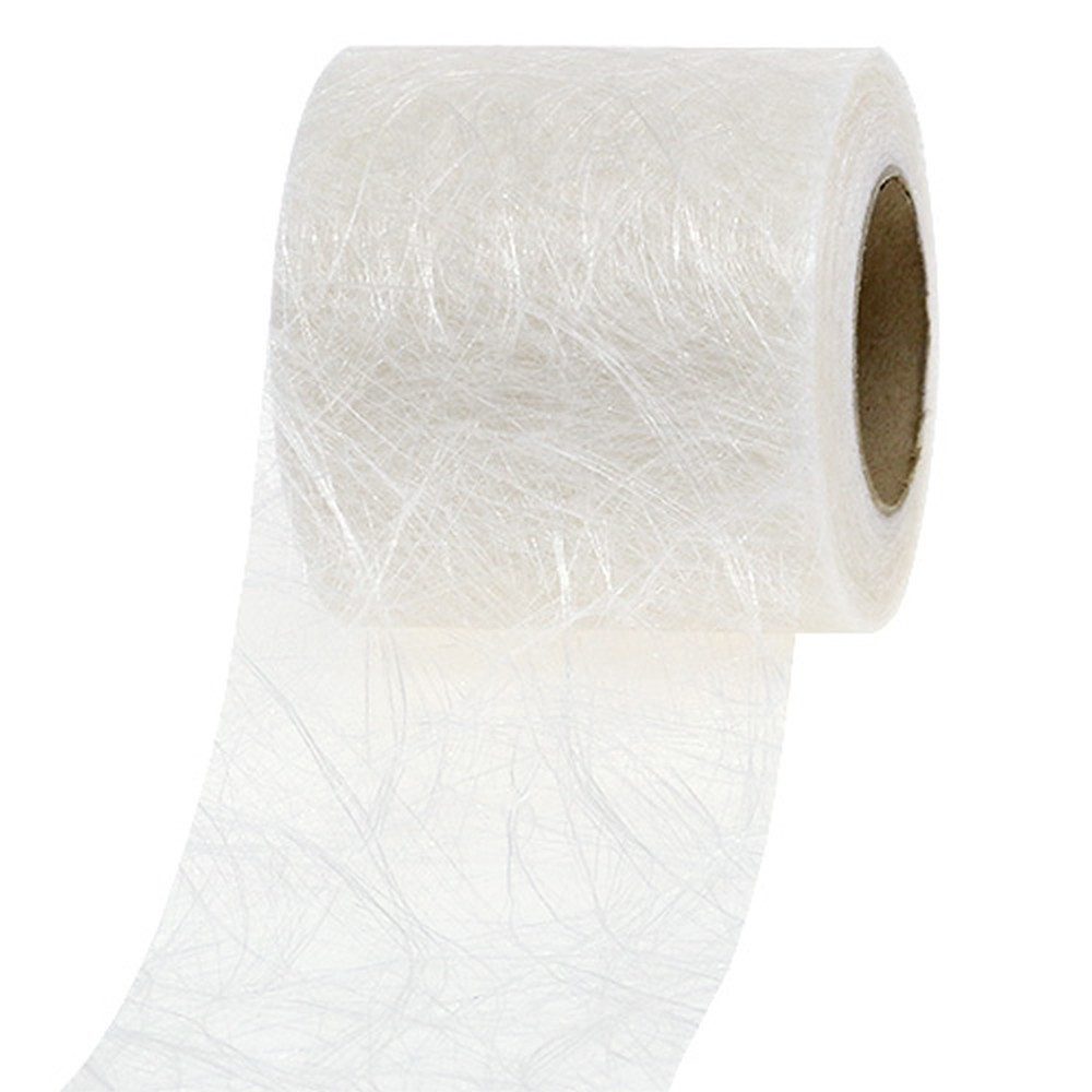 Florists Products Tischläufer Vlies 8cm 25m Weiß für Dekoration - Kreatives Dekoband