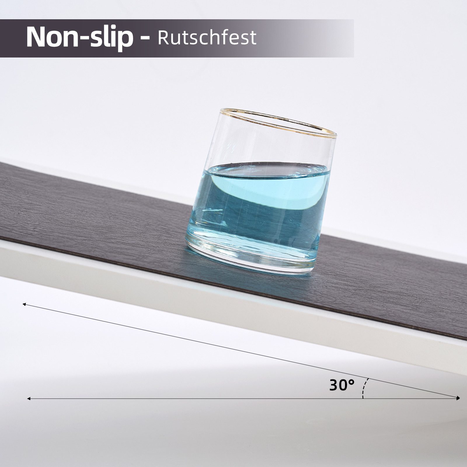 Simurq Platzset Abwaschbar - Beidseitig Nutzbare und Rutschfeste Tischsets, (Platzdeckchen Tischuntersetzer, 4-St., Set mit 4 oder 6 Tischsets), Tischdeko für Esszimmer und Küche