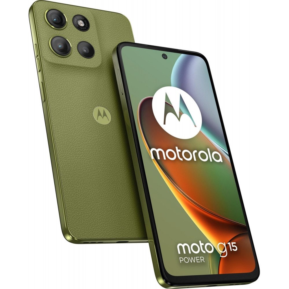 Motorola XT2521-5 Moto G15 Power 256 GB / 8 GB - Smartphone - iguana green Smartphone (6,72 Zoll, 256 GB Speicherplatz)