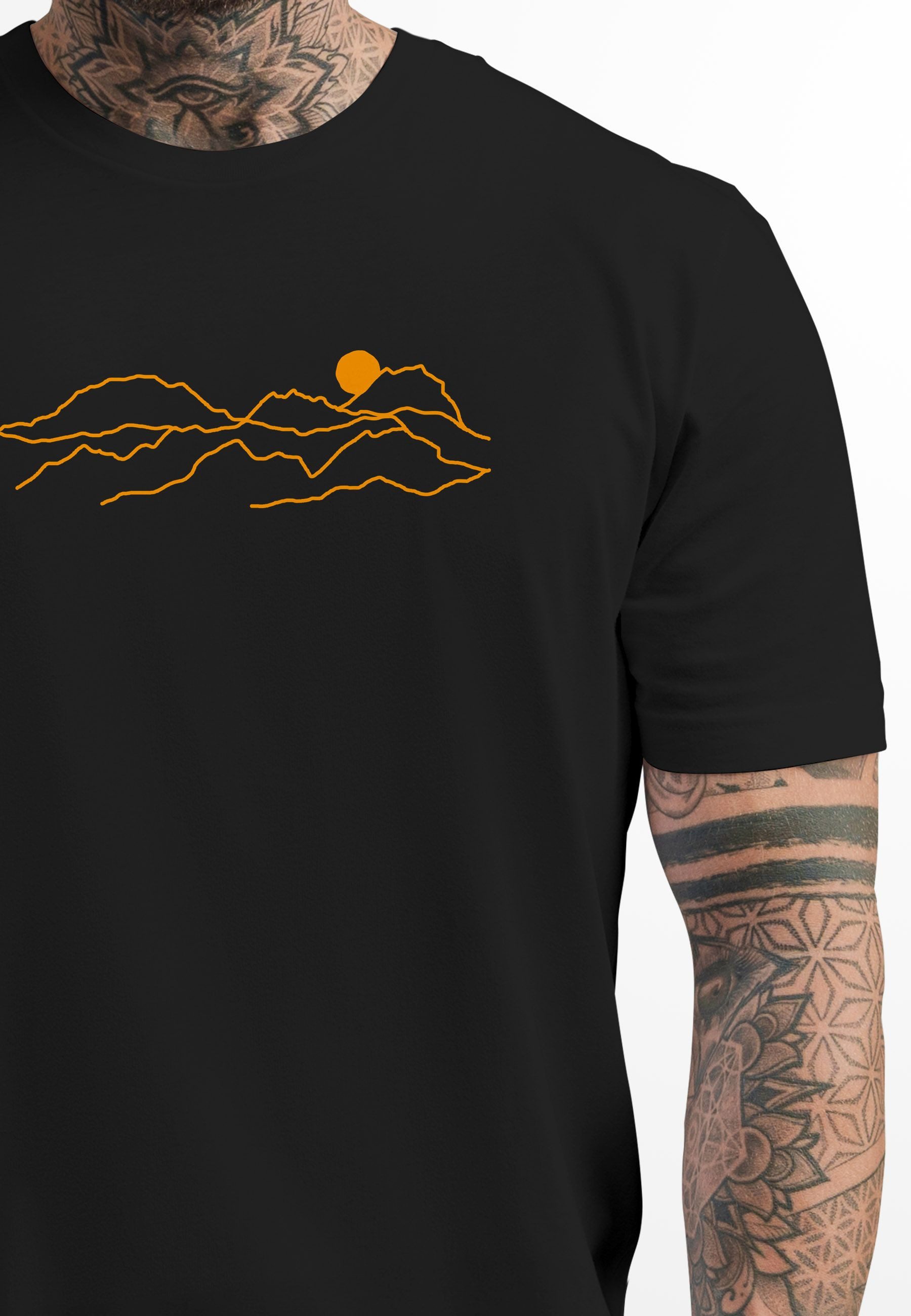 Neverless Print-Shirt Herren T-Shirt Fashion Printshirt aus Baumwolle – Mod günstig online kaufen