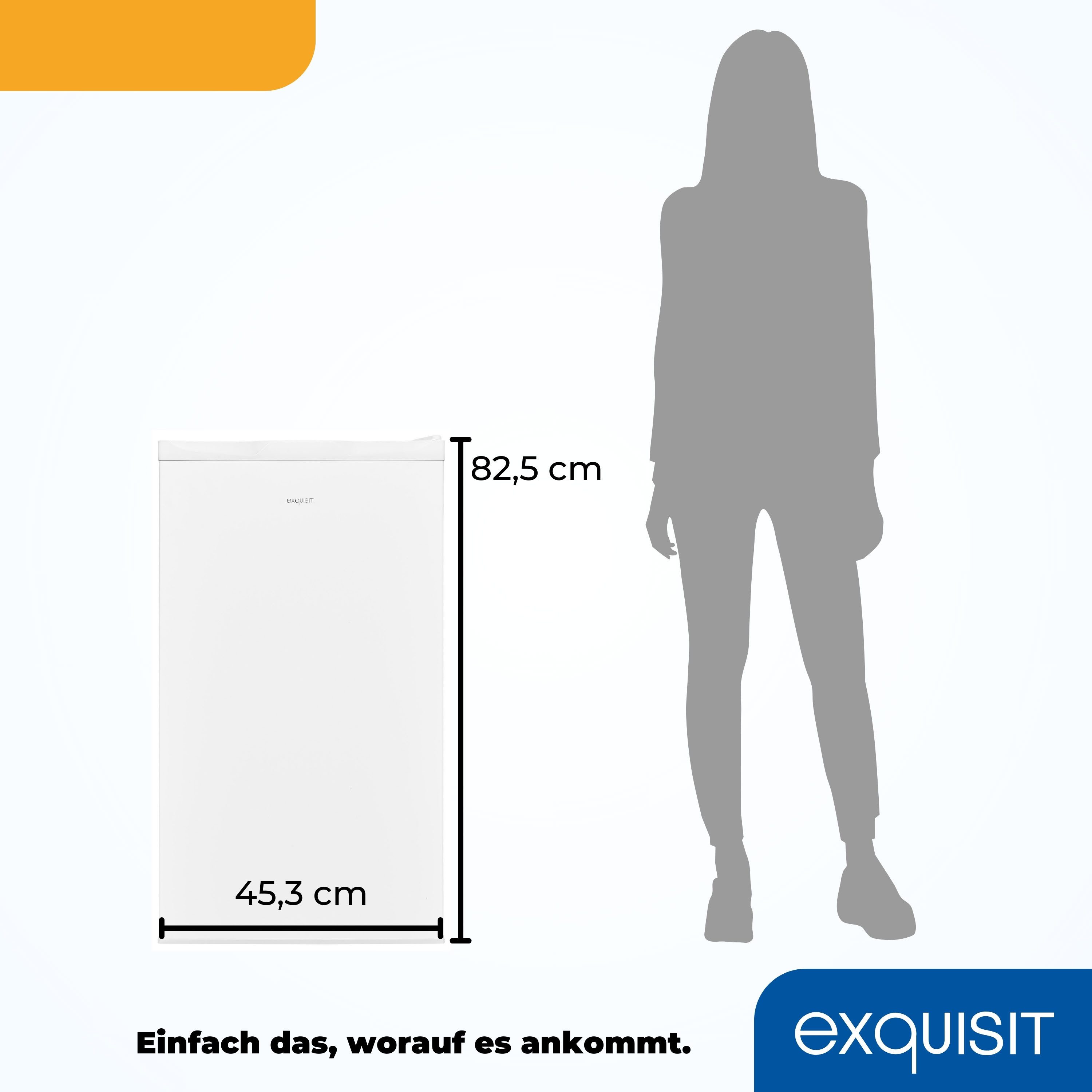 exquisit Gefrierschrank GS111-330D weiss, 82,5 cm hoch, 45,5 cm breit, 4*Gefrieren & flexible Gefrierschubladen für maximale Ordnung – Bild 5 von 5