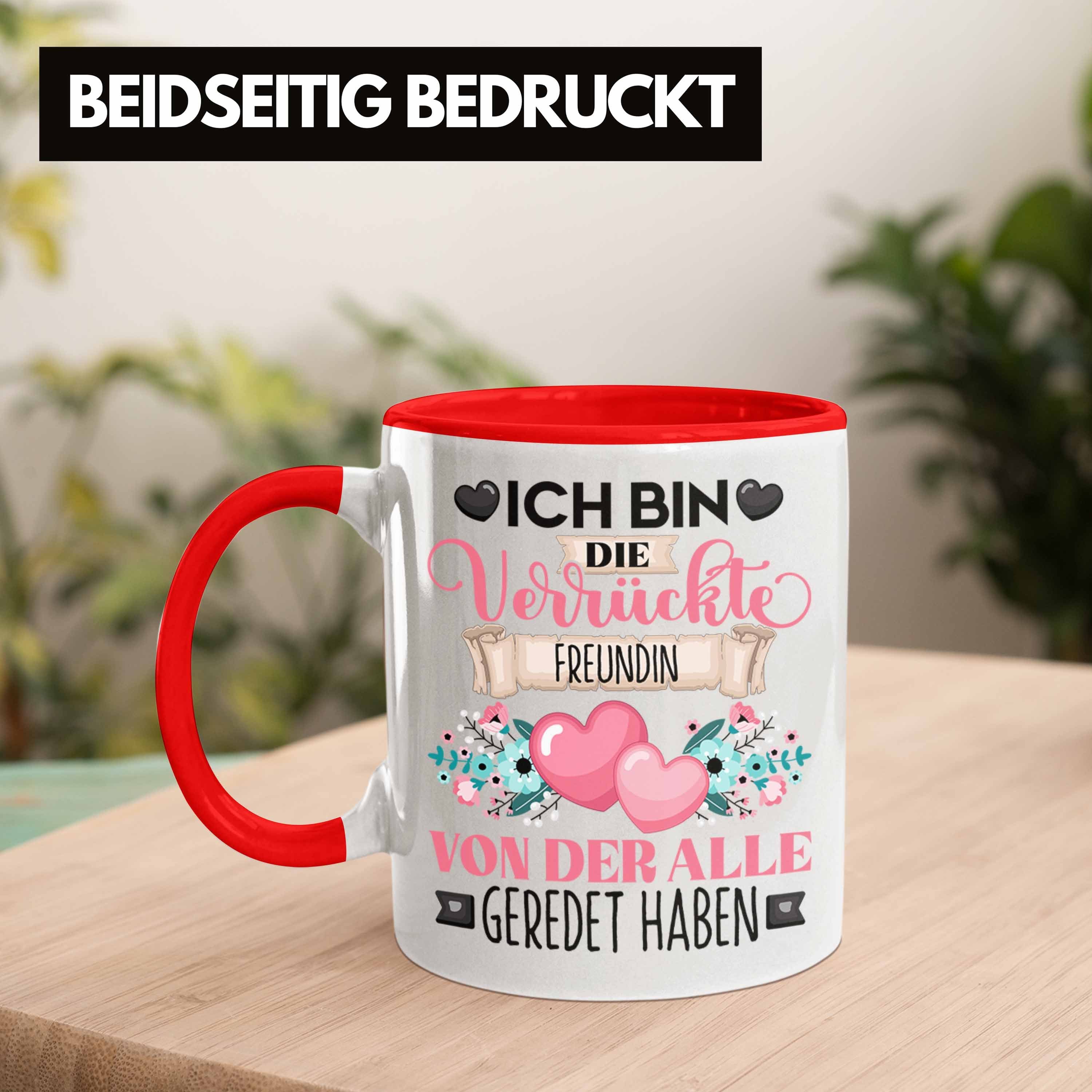 Verrü Ich Bin Geschenk Trendation Rot Die Spruch Freundin Tasse Tasse Lustiger Geschenkidee