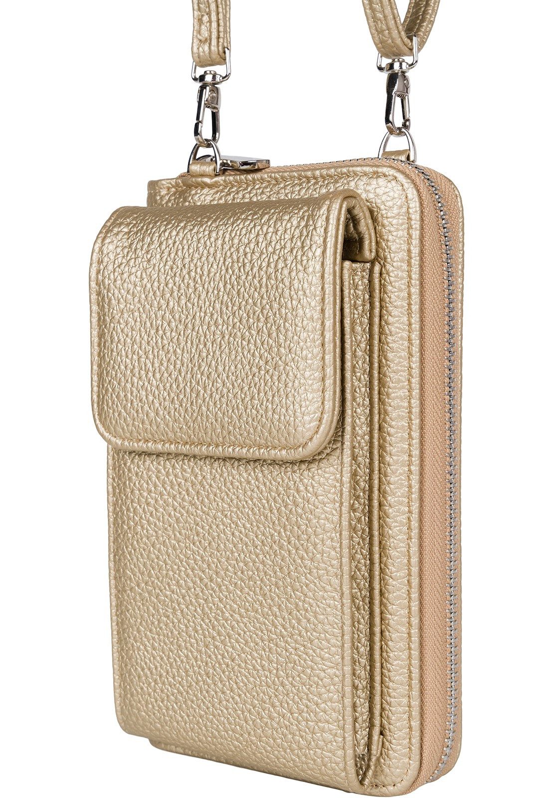 styleBREAKER Mini Bag Umhängetasche mit Handyfach und RFID Schutz (1-tlg)