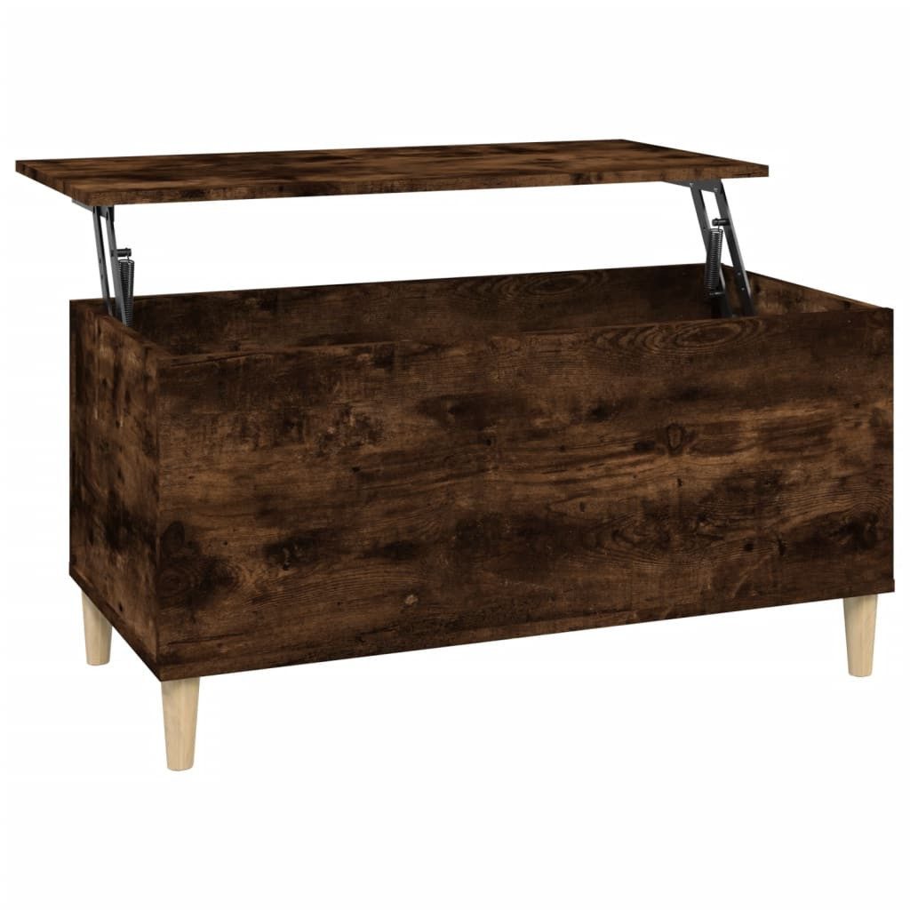 vidaXL Couchtisch Couchtisch Räuchereiche 90x44,5x45 cm günstig online kaufen