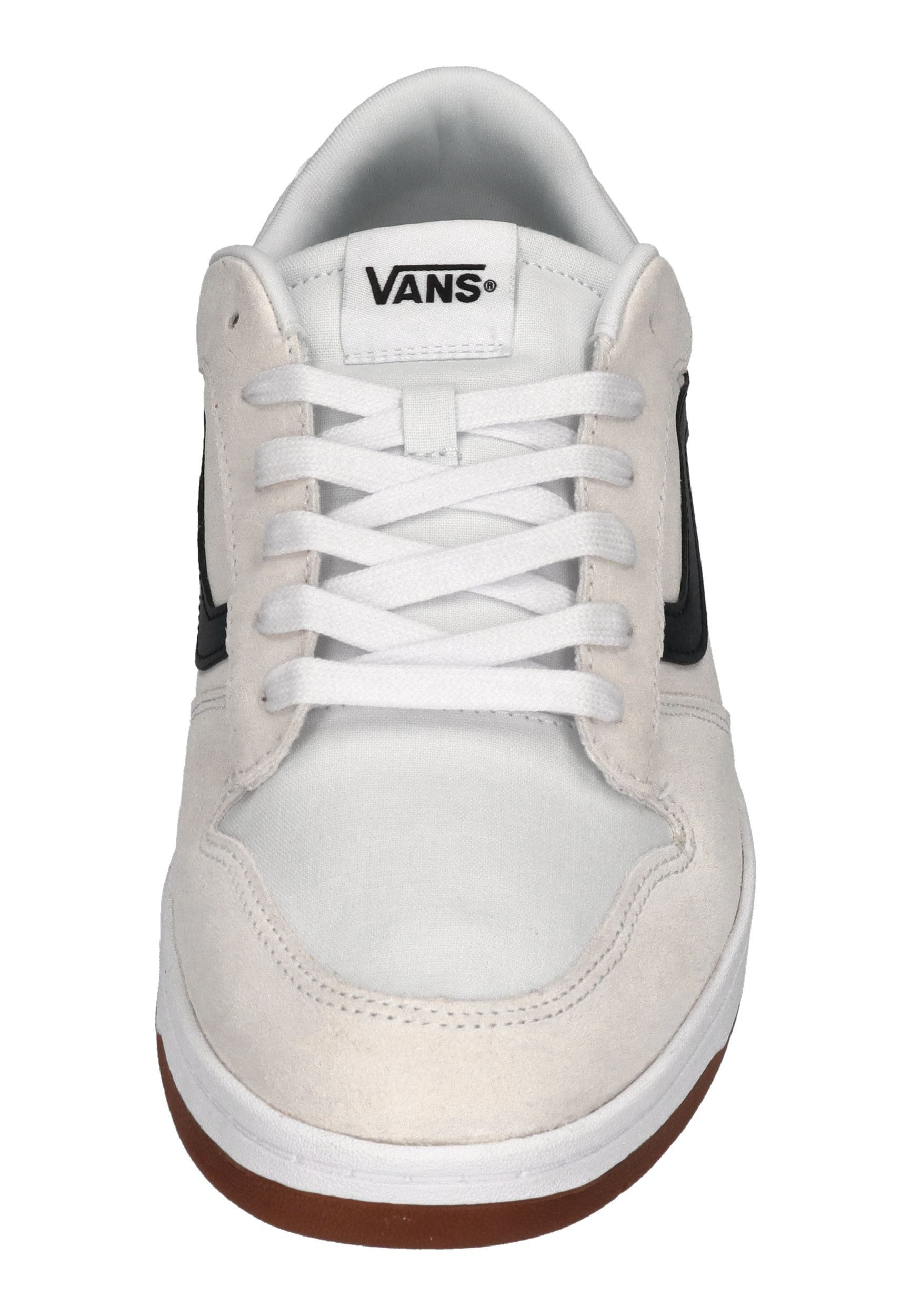 Vans RYLAND LS Suede Canvas Skateschuh White Black