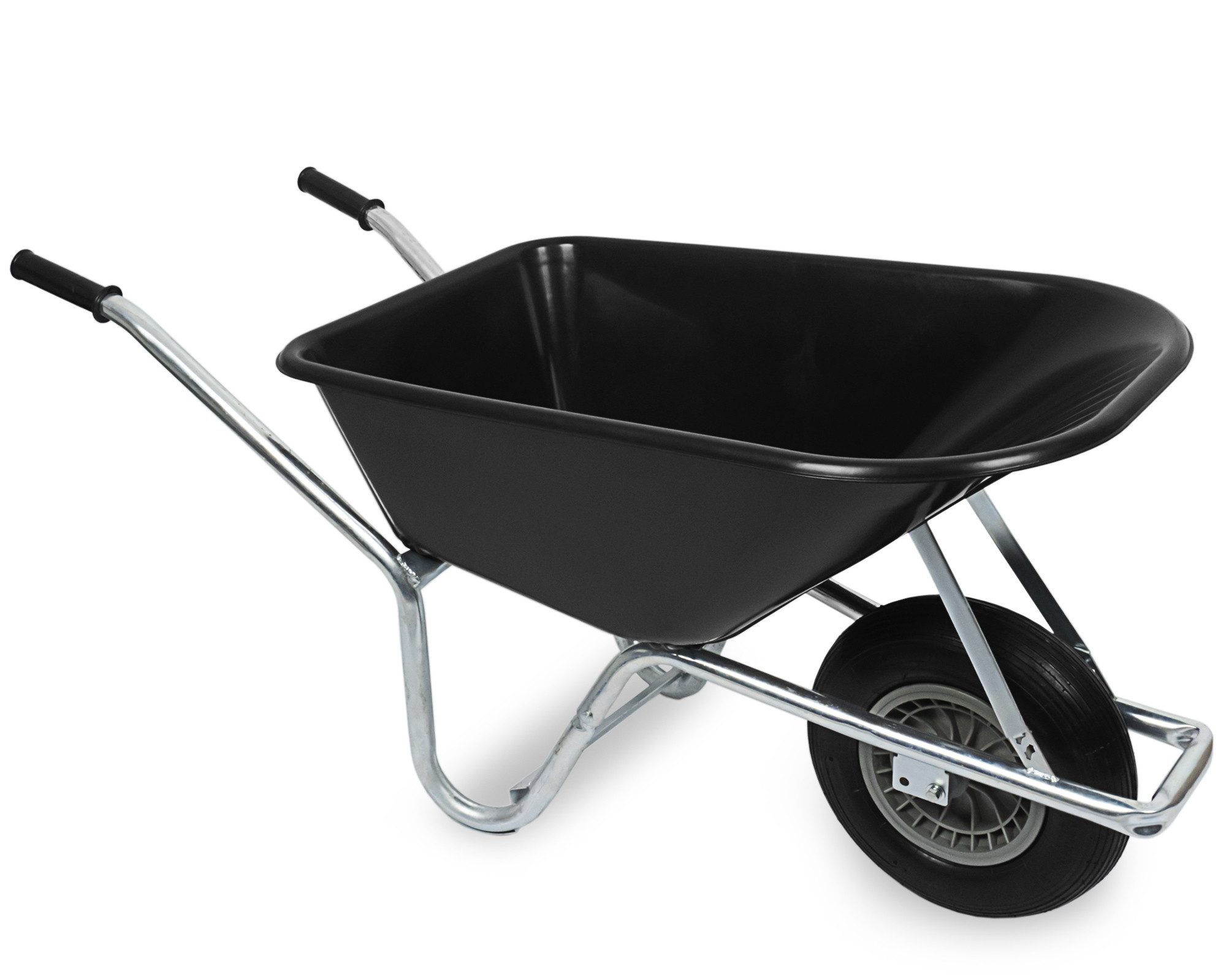 ONDIS24 Schubkarre Gartenschubkarre Schubkarre Bauschubkarre verzinkt 100/120 Liter