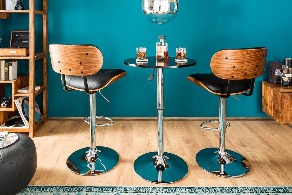 riess-ambiente Barhocker CLASSICO 115cm schwarz, mit Fußablage