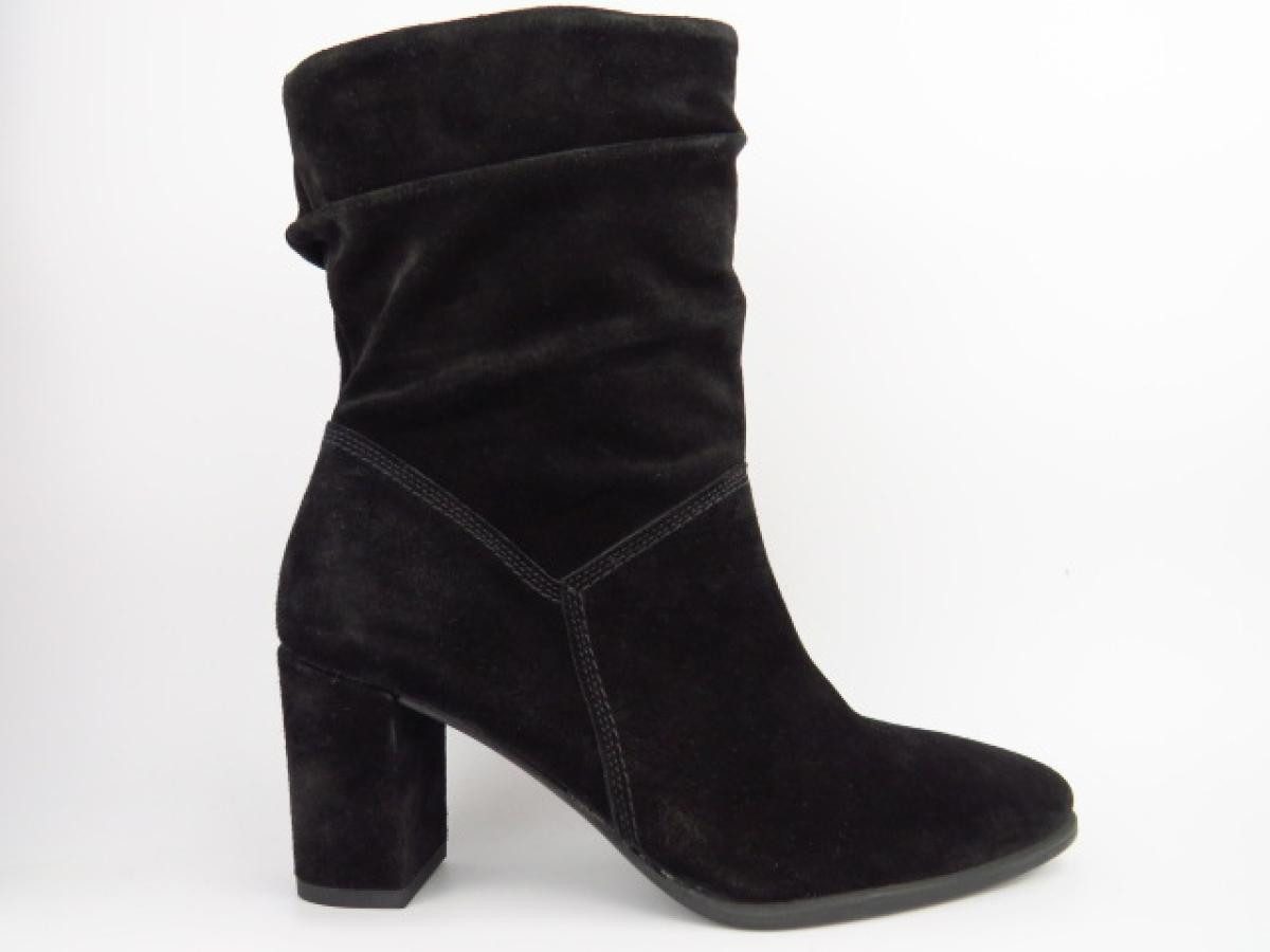 Paul Green Soft Nubuk schwarz Stiefelette günstig online kaufen
