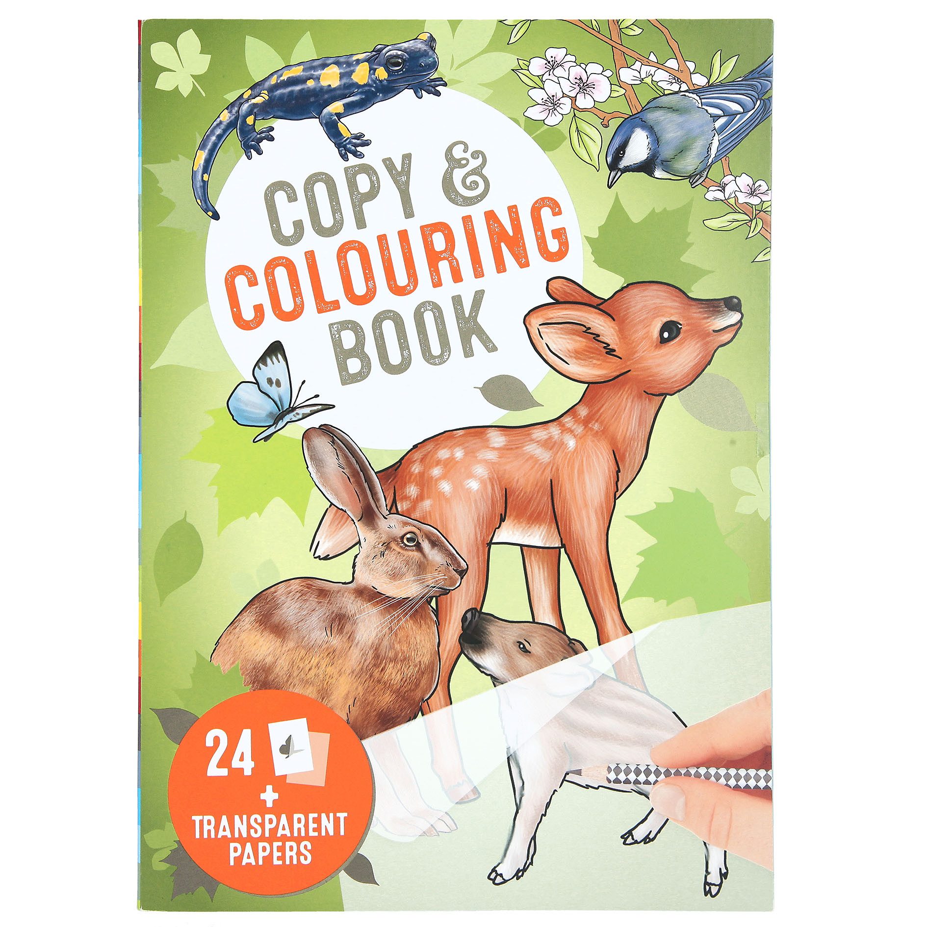Depesche Malvorlage DEPESCHE Malbuch Copy & Colouring Book Wildtiere