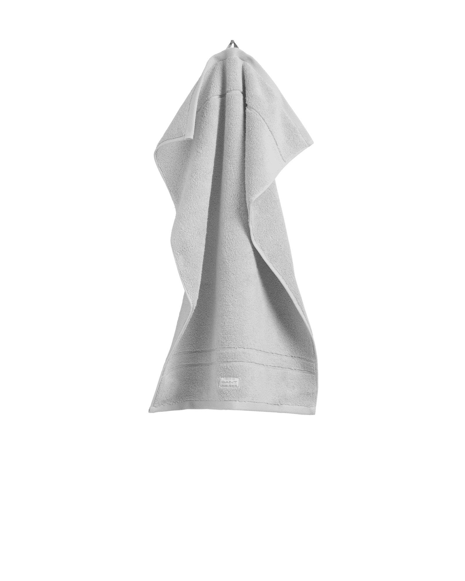 Gant Duschtuch GANT Handtuch Premium Heather Grey 30 x 50 cm