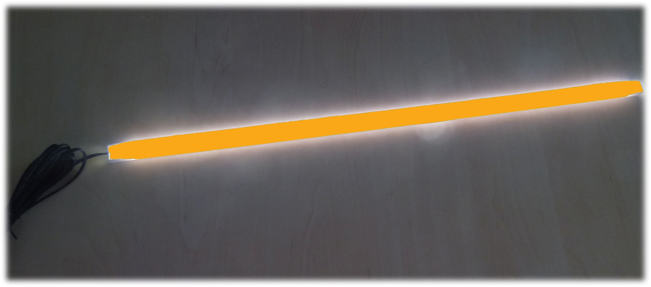 XENON LED Wandleuchte 7946 LED Light Stick Pfeil Leuchte 2x0,5m 12 Volt Netzt. ORANGE, Xenon / ORANGE