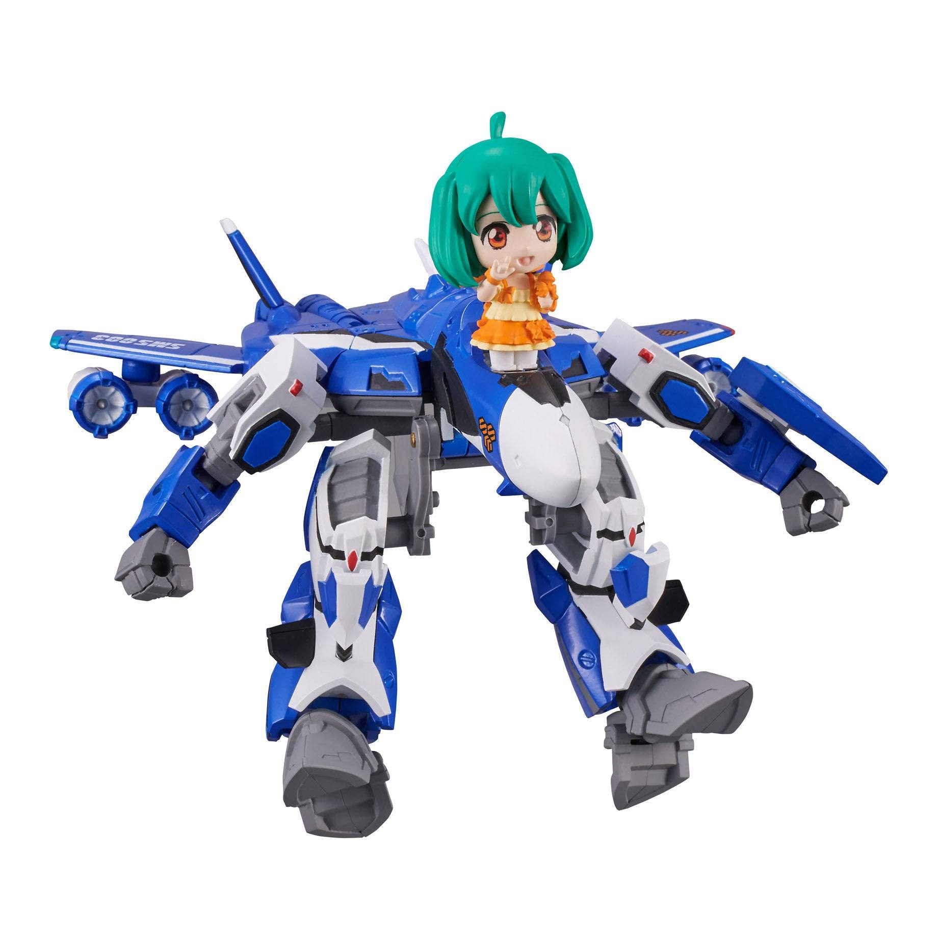 Bandai Tamashii Nations Actionfigur Macross F. TINY SESSION VF-25G MESSIAH VALKYRIE (MICHAEL USE) with RAN