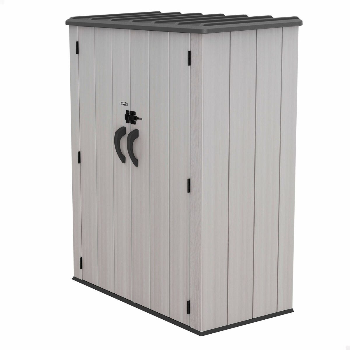 Lifetime Garten-Geräteschrank Gartenschrank zur Lagerung Lifetime Grau 143 x 174 x 74 cm