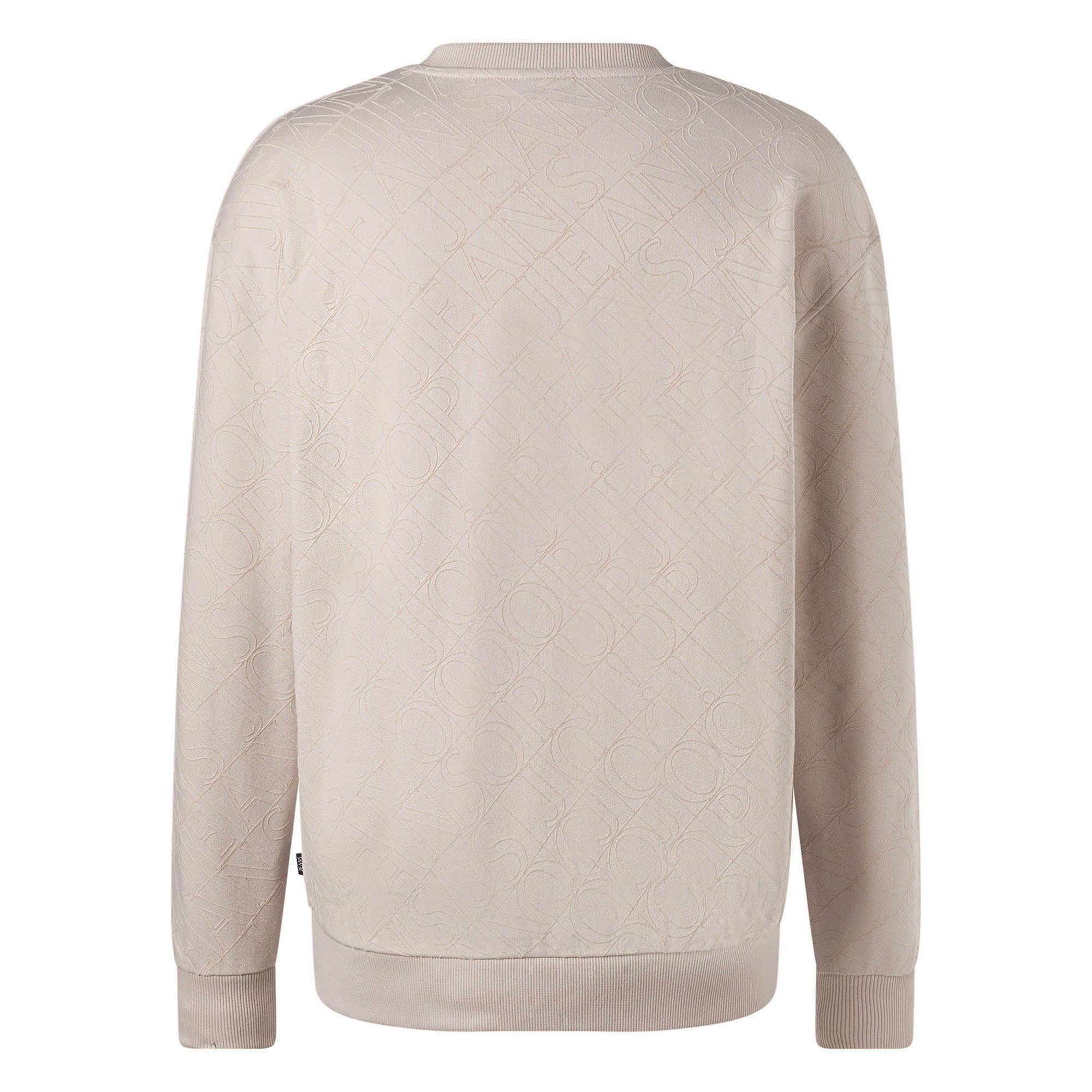 Joop (Open Sweatshirt Rundhals Sweatshirt Cayetano, Sweater, Herren - Jeans White) Natur