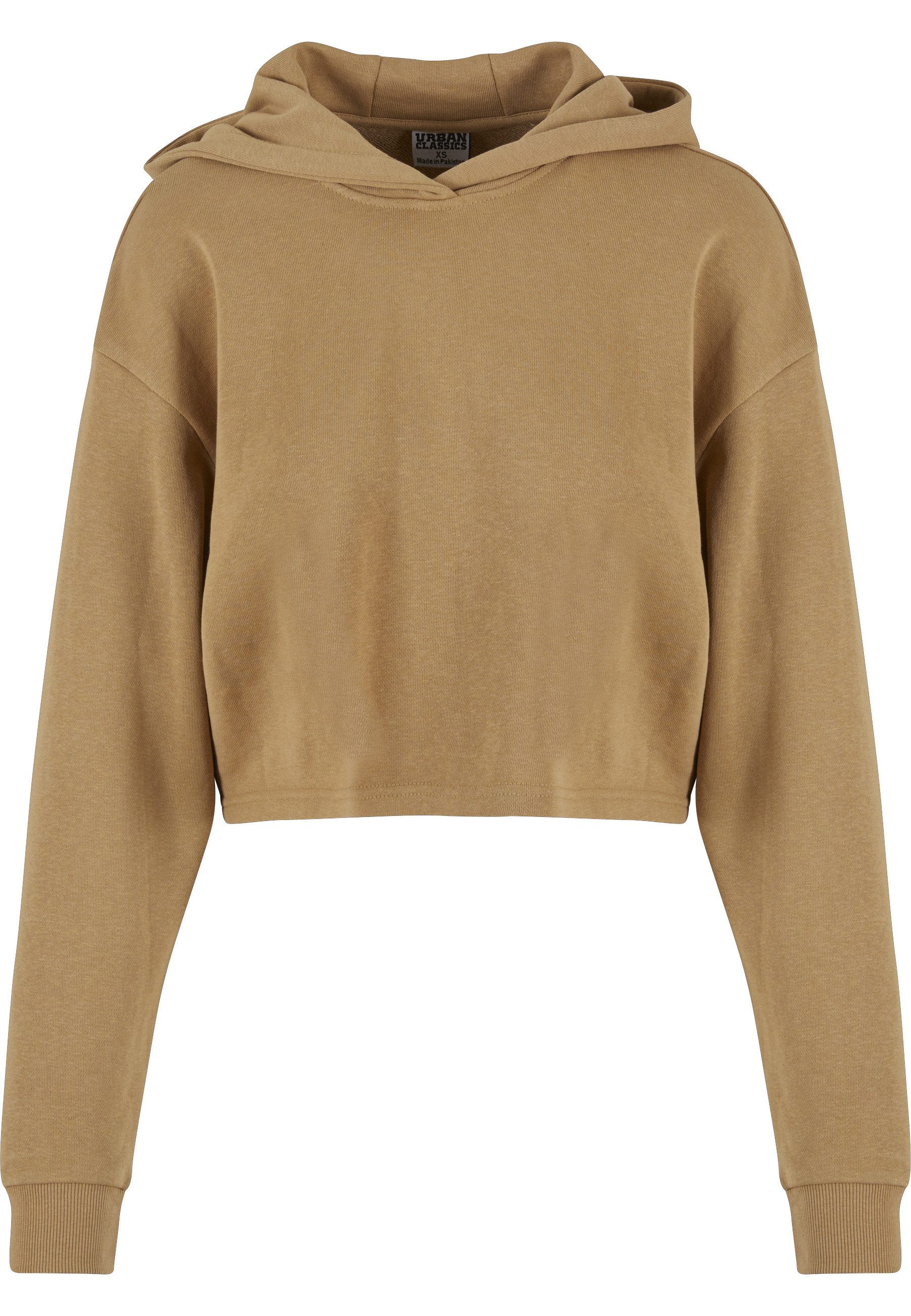 URBAN CLASSICS Kapuzensweatshirt Urban Classics Damen Ladies Oversized Cropped Light Terry Hoodie
