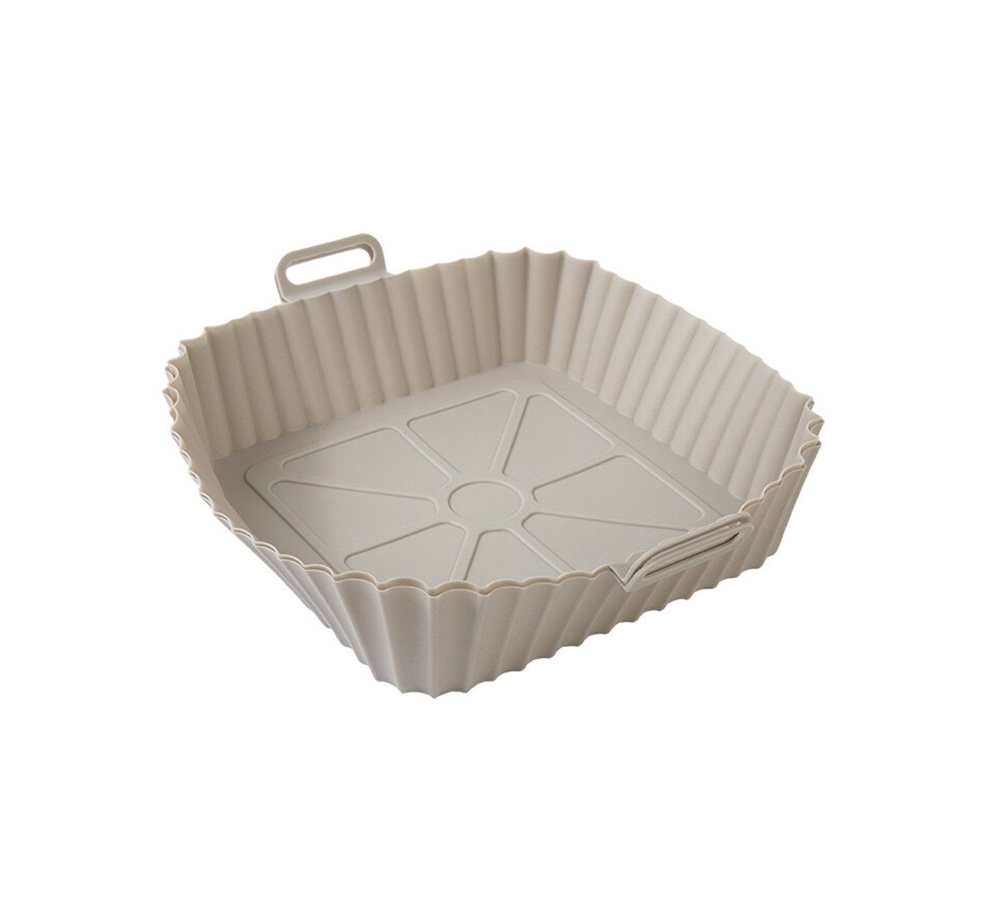 Michelino Silikonform, (2-tlg), für Heißluftfritteusen, 21 x 19,5 x 6 cm, Antihaft & Lebensmittelecht