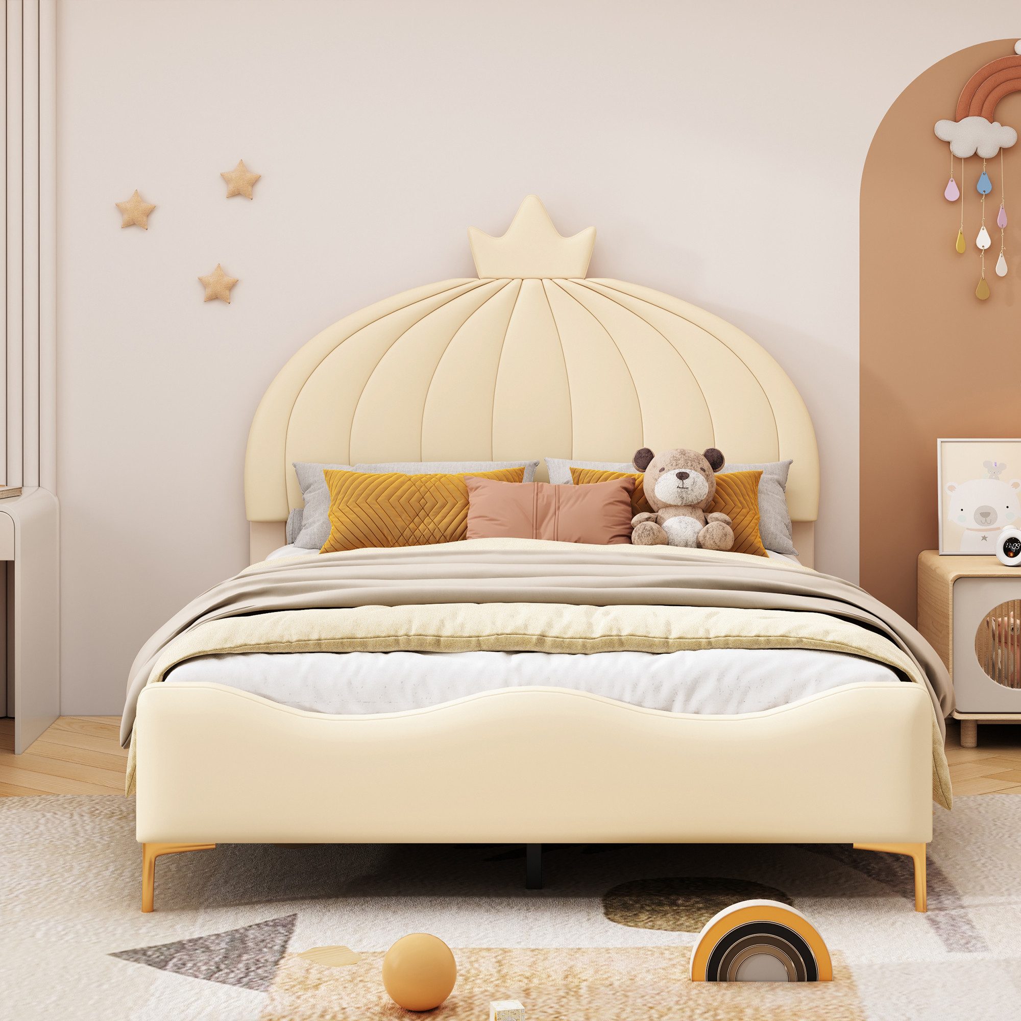 Flieks Polsterbett, Kinderbett Doppelbett 140x200cm mit günstig online kaufen
