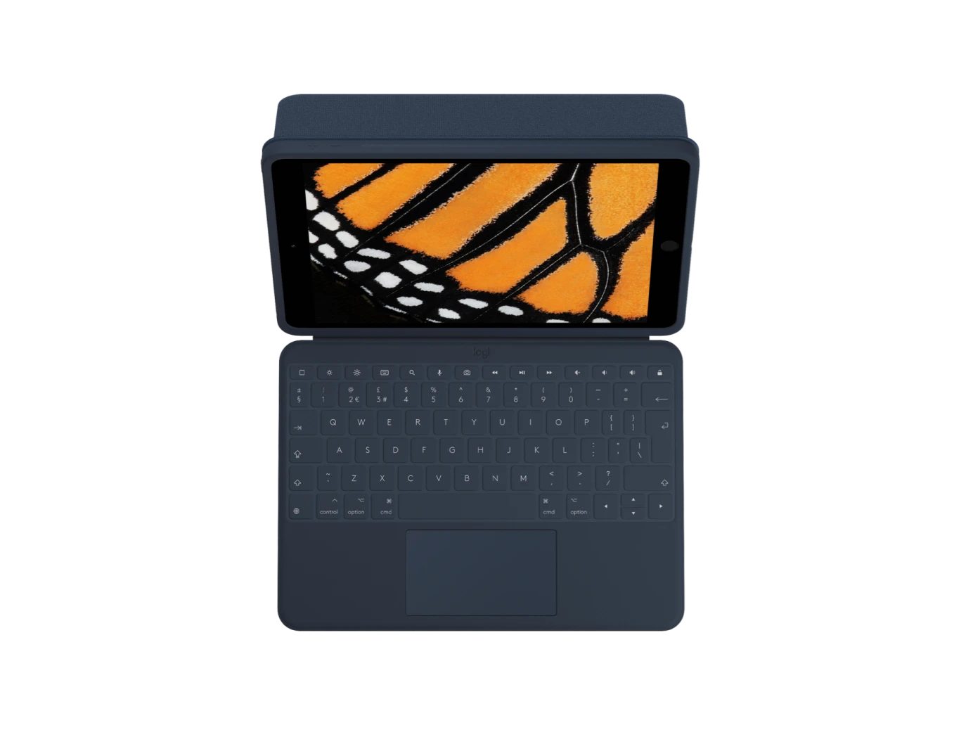 Logitech Rugged Combo 3 Touch für iPad 7, 8, 9 Gen. QWERTY(920-010366), Nordic iPad-Tastatur