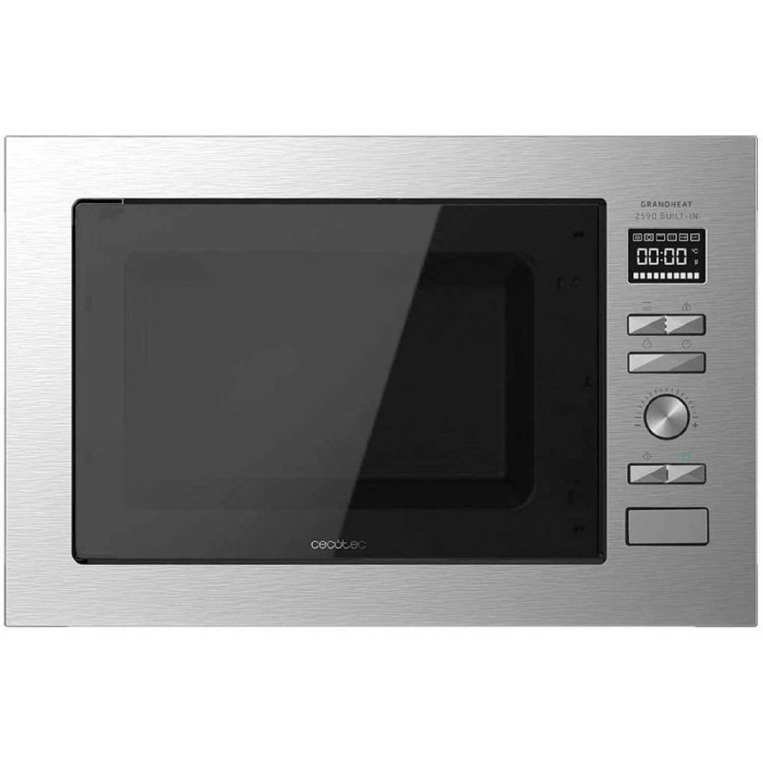 Cecotec Mikrowelle, Grandheat 2590 Built-In Steel Black