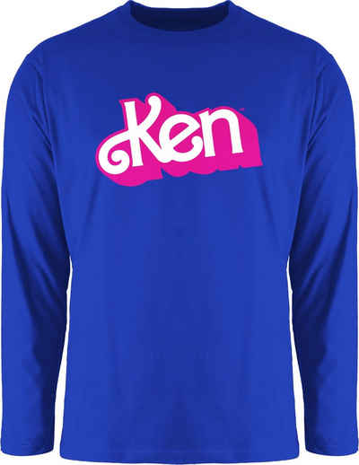 Shirtracer Rundhalsshirt Ken Logo - Barbie Herren - Herren Langarmshirt ken shirt
