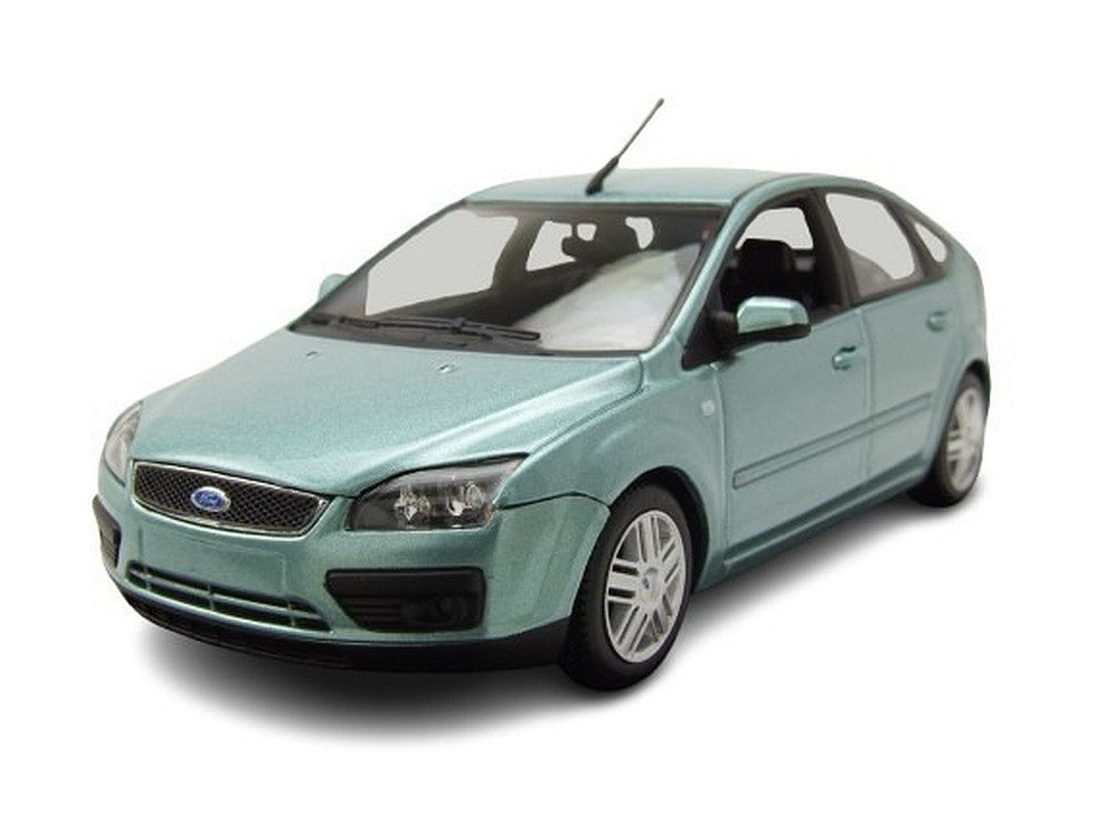 Maxichamps Modellauto Ford Focus 2004 hellblau metallic, Maßstab 1:43