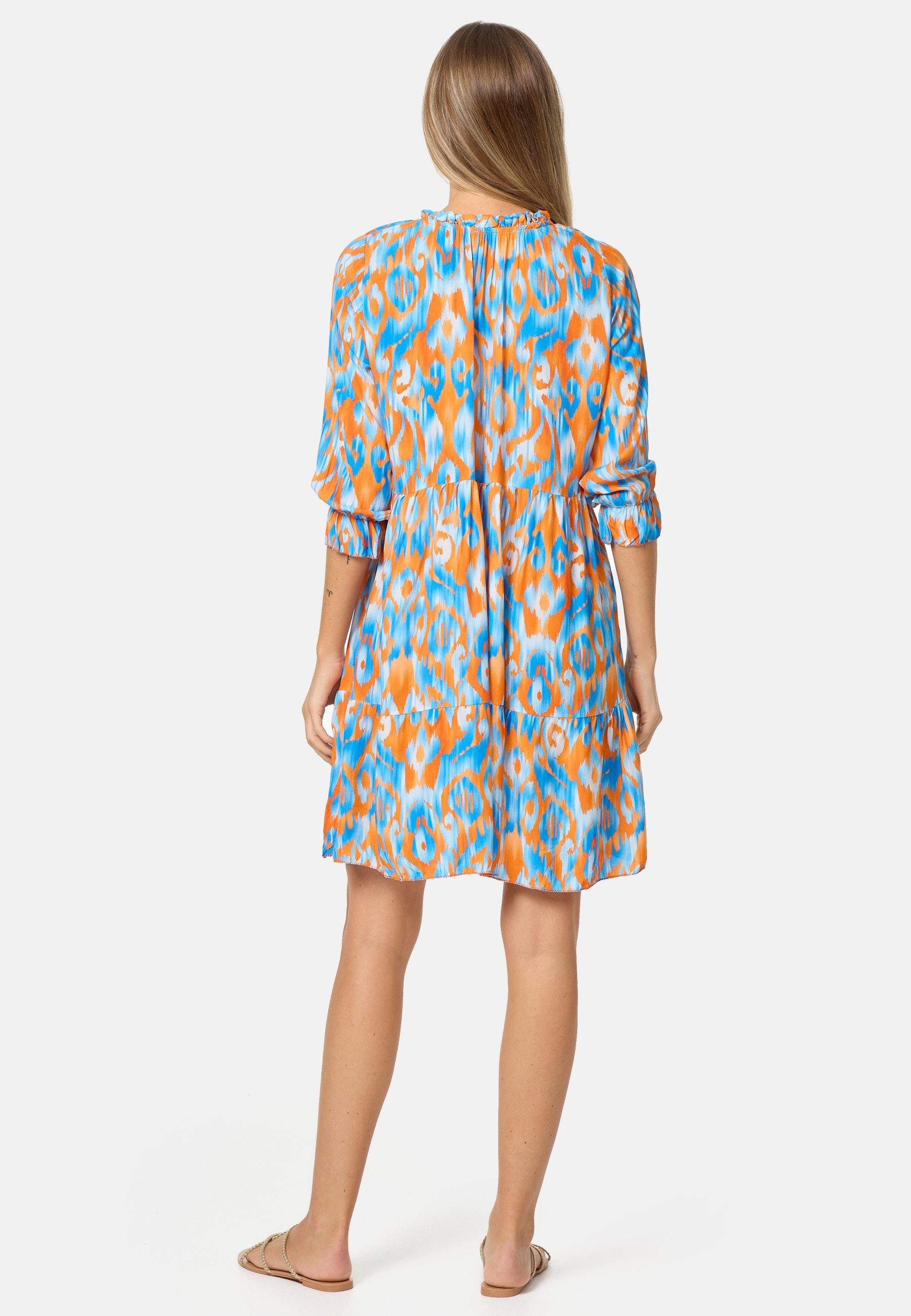 Rayshyne Tunikakleid PM-31 (Sommerkleid Jersey Strandkleid mit Muster in Einheitsgröße) – Bild 4 von 4