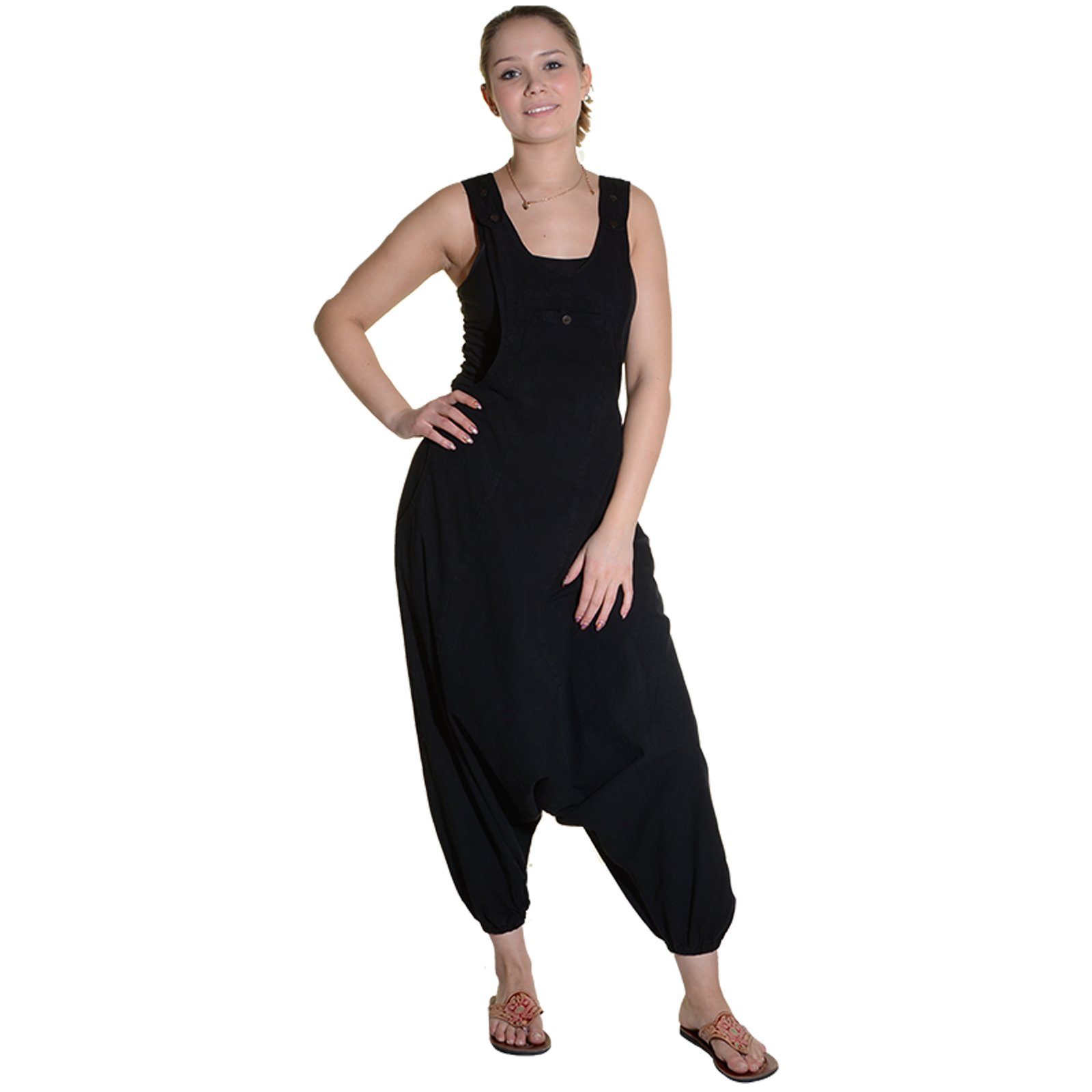 KUNST UND MAGIE Haremshose Kunst und Magie Hippie Latzhose Haremshose Hose Psy Goa 70er Overall