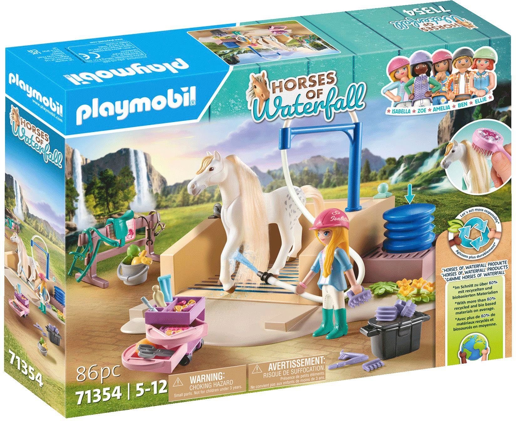 Playmobil® Isabella & Lioness mit Waschplatz (71354), Horses of Waterfall K günstig online kaufen
