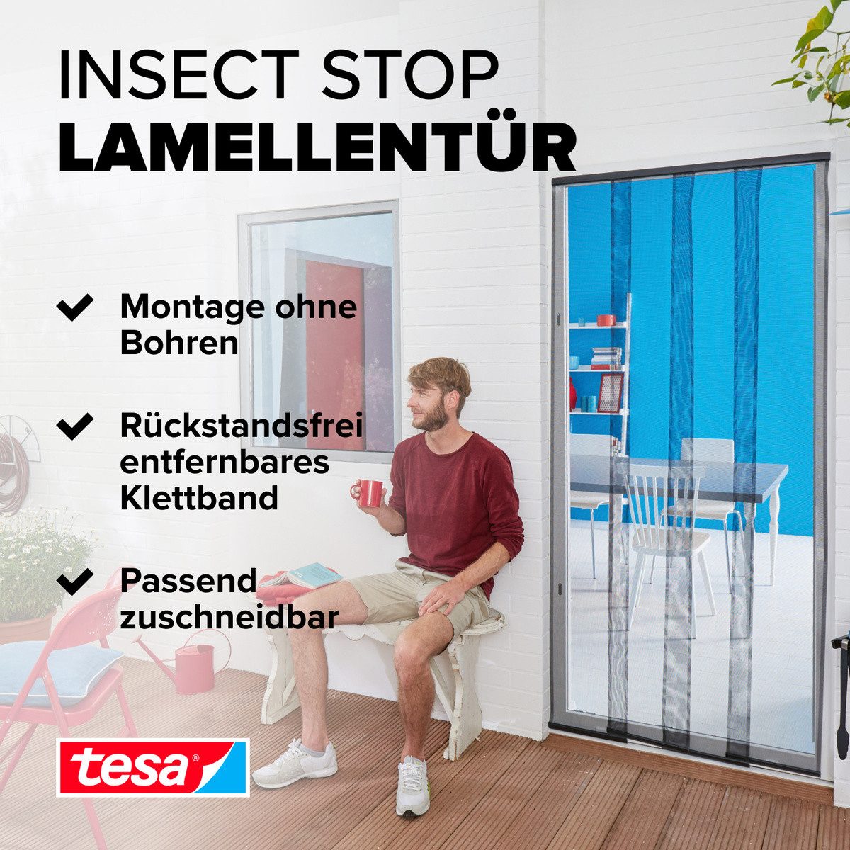 tesa Insektenschutz-Tür Insect Stop Standard Fliegengitter günstig online kaufen