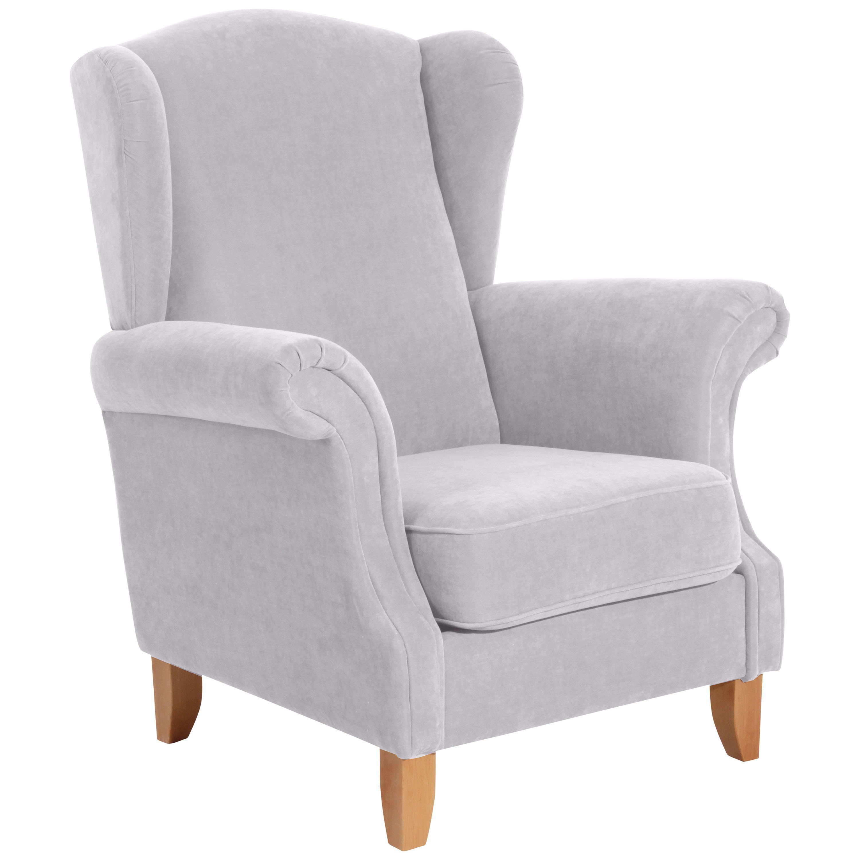 Max Winzer® Ohrensessel Verita, Ohrenbackensessel Velours