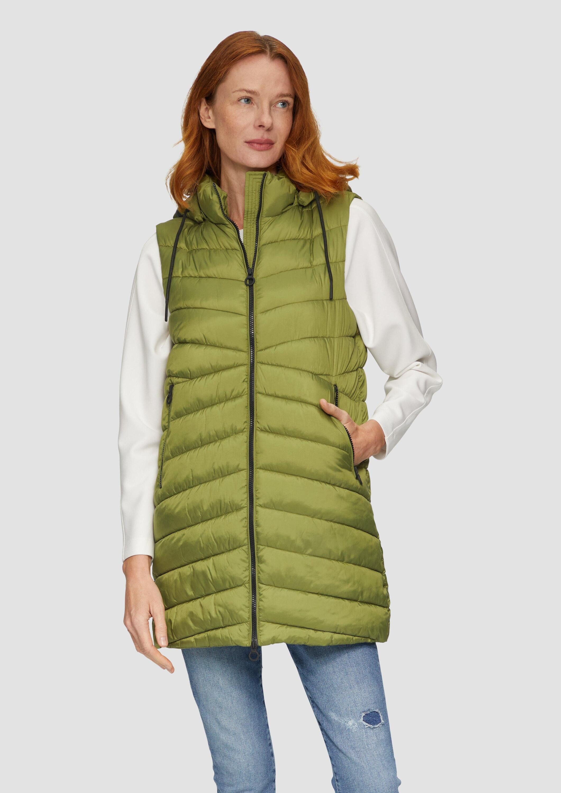 s.Oliver Outdoorjacke Outdoor-Weste Leichte Steppweste mit günstig online kaufen