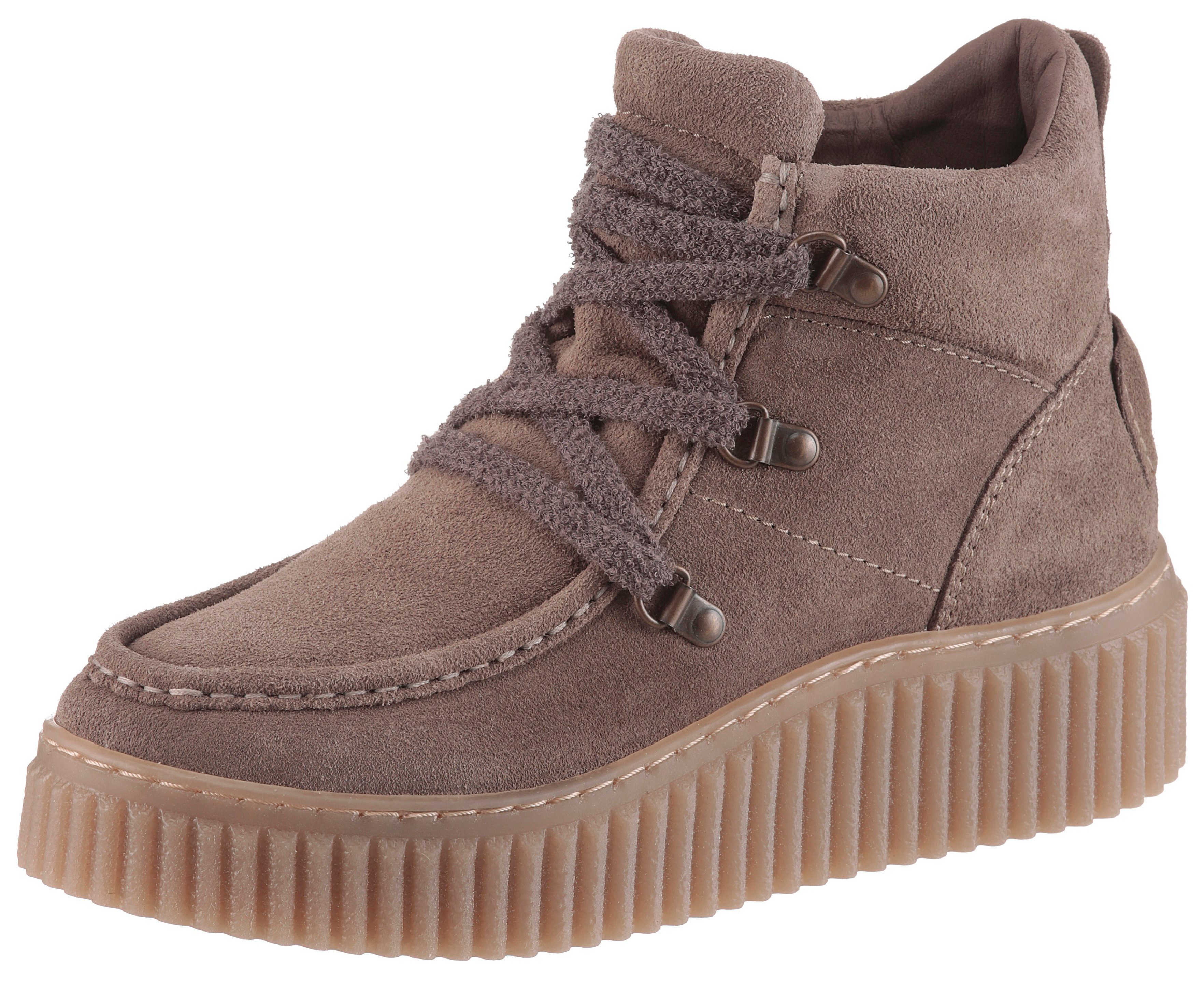Marc O'Polo BIANCA Schnürboots Plateauboots, Keilstiefelette, günstig online kaufen
