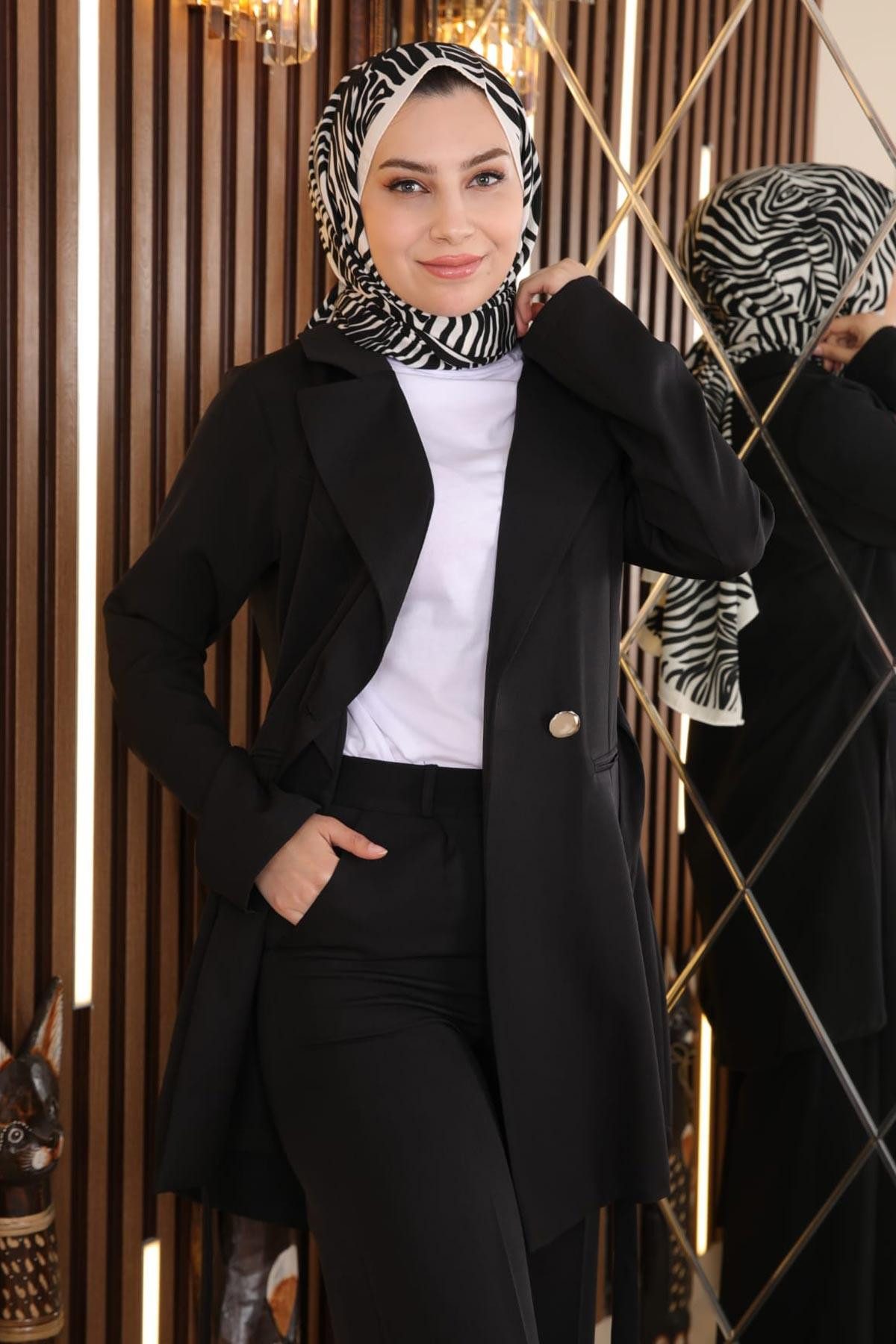 MODAMİHRAM Hosenanzug Gürtel Detail Set günstig online kaufen