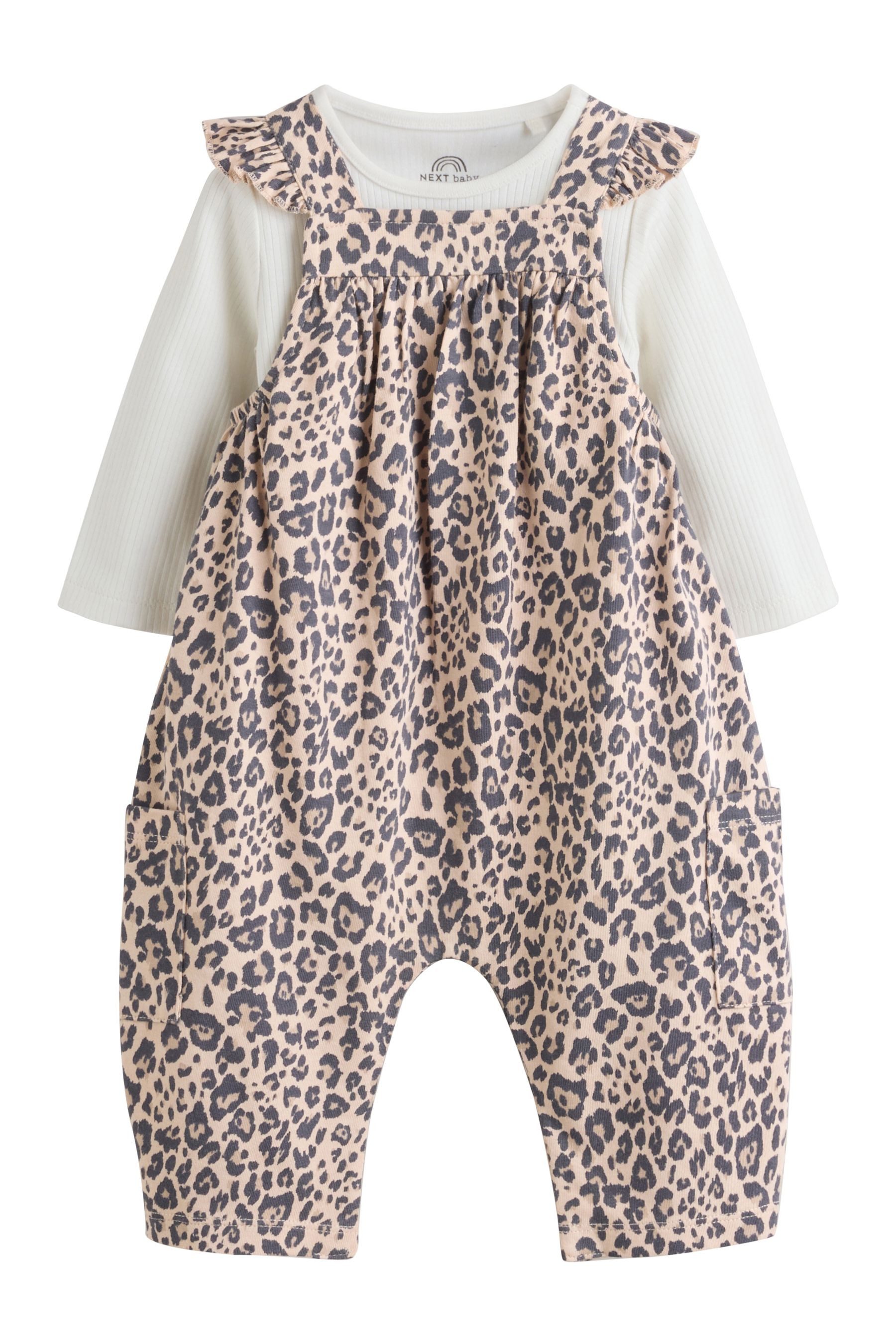 Body & Hose Baby-Latzhose und Body aus Jersey, 2er-Set