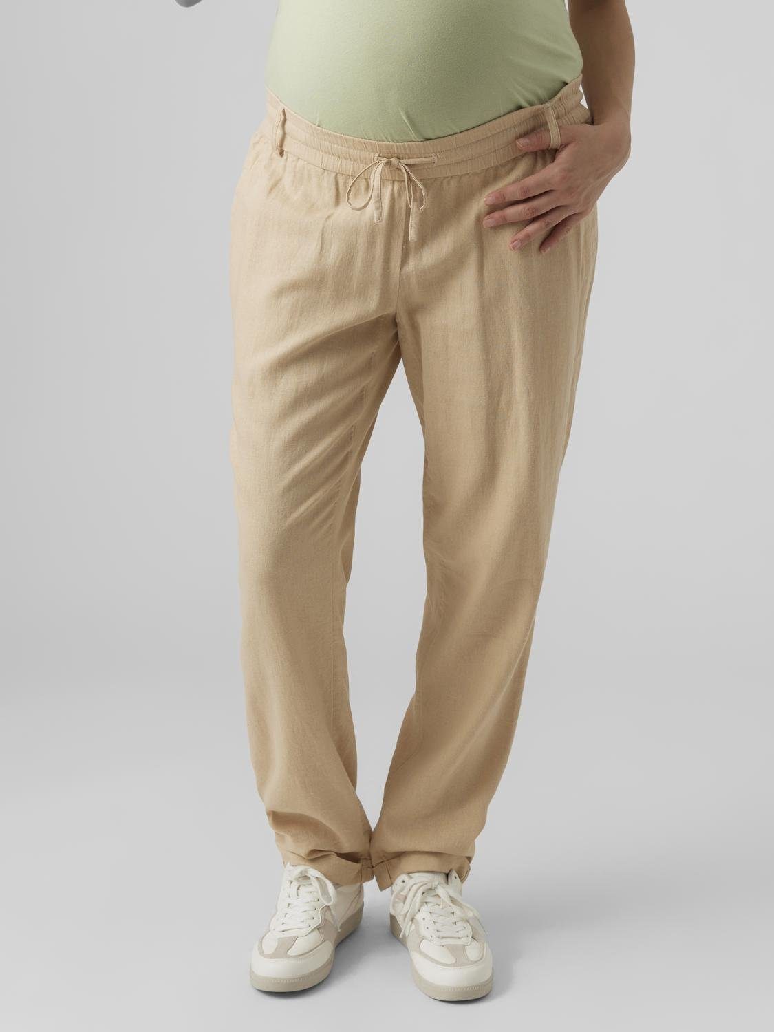 Mamalicious Umstandshose MLBEACH WOVEN STRING PANT NOOS