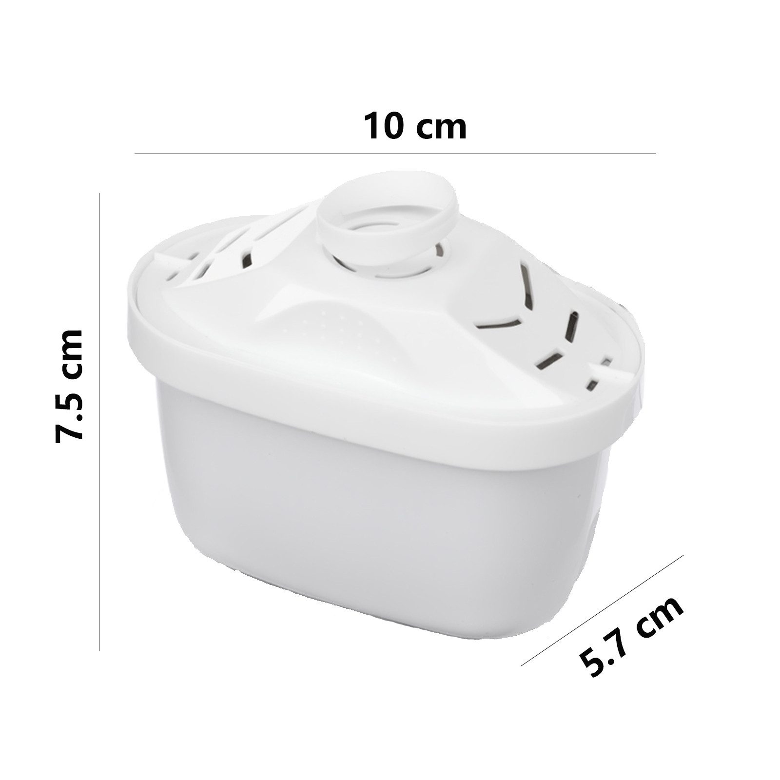 oyajia Wasserfilter Wasserfilterkartuschen, Ersatz für Brita Maxtra+ Kanne Nachfüller, Zubehör für für alle BRITA Wasserkocher, Entfernt Kalk, 4-Stufiges Filtersystem, (Kokosnussschale, PP-Baumwoll, Lonenaustauscherharz, Feinfiltersieb)