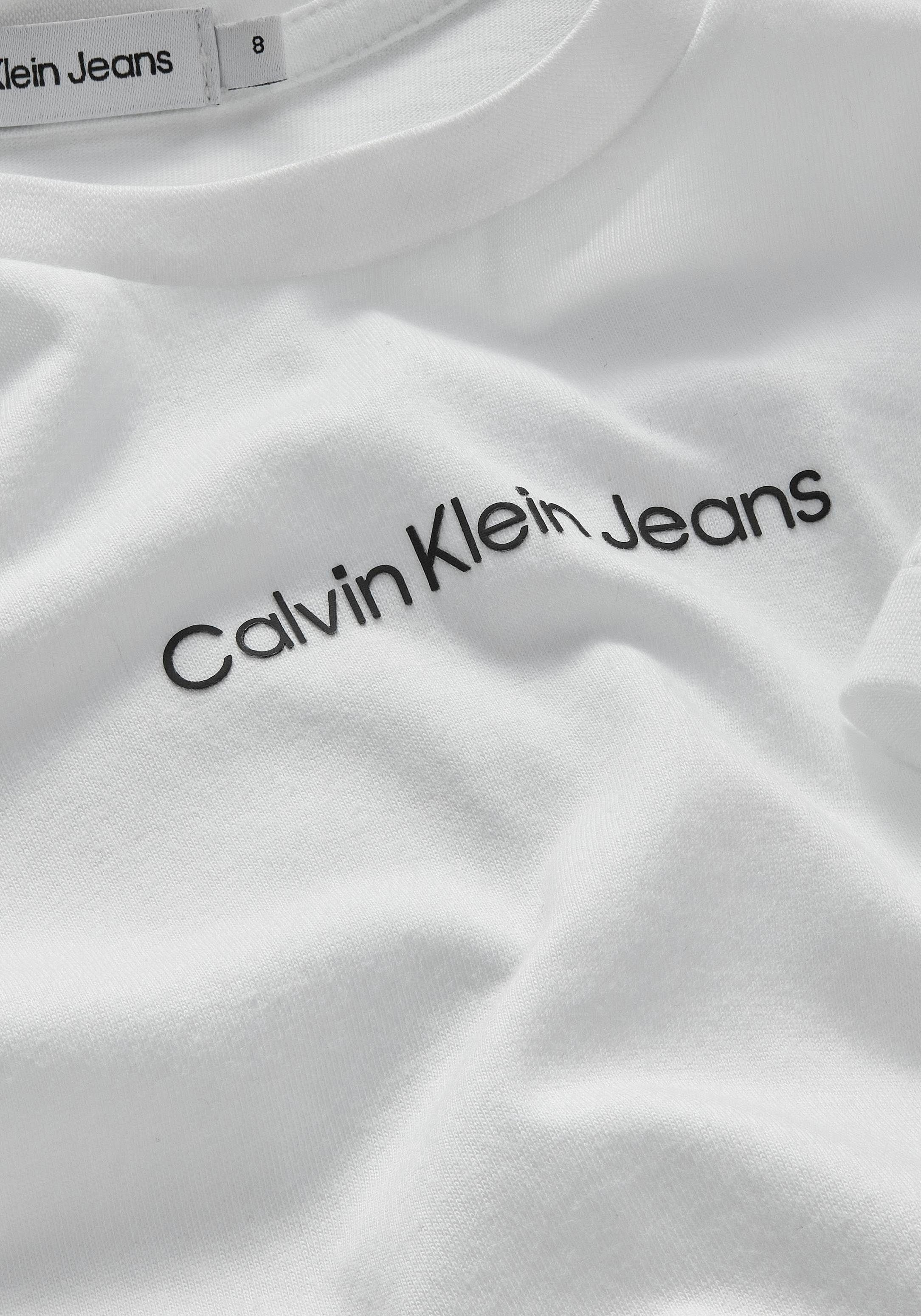 mit Klein Jeans Calvin T-Shirt Rundhalsausschnitt